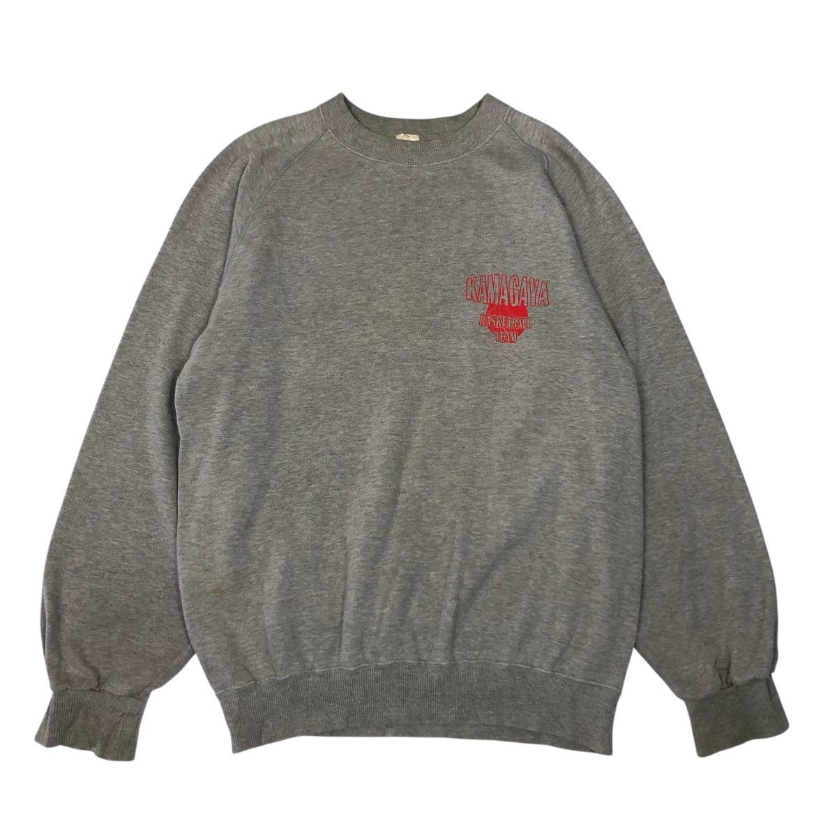 Japanese Brand 📌Vintage Sweatshirt Kamagaya Basketball Team Big Logo Size US M / EU 48-50 / 2 - 1 Thumbnail