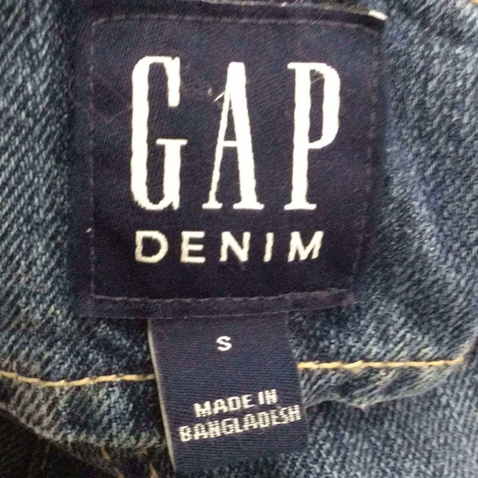 Gap Gap Denim Bib Adjustable Strap Button Side Overalls Size 2 Size 27" / US 4 / IT 40 - 11 Thumbnail
