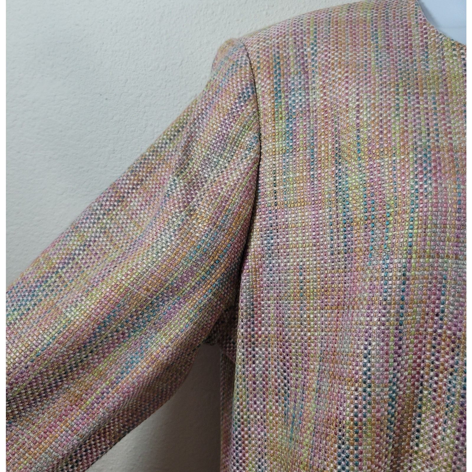 Other VTG Draper's & Damon's Pink Multi Color Button Blazer 16 Size XXL / US 16-18 / IT 52-54 - 6 Thumbnail