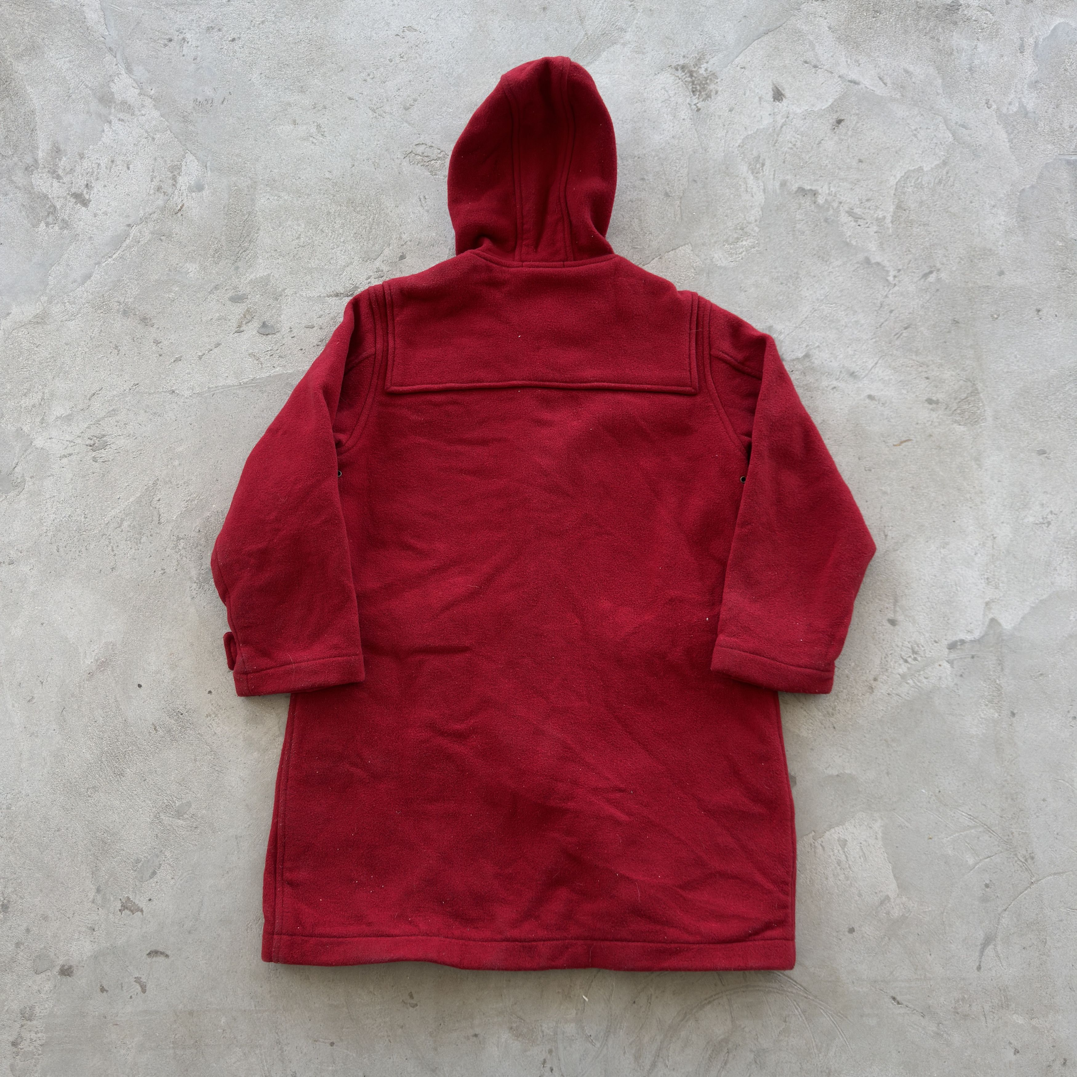 Barbour Red Barbour Wool Cashmere Duffle Coat Tartan Lining Size 16 Size L / US 10 / IT 46 - 3 Thumbnail