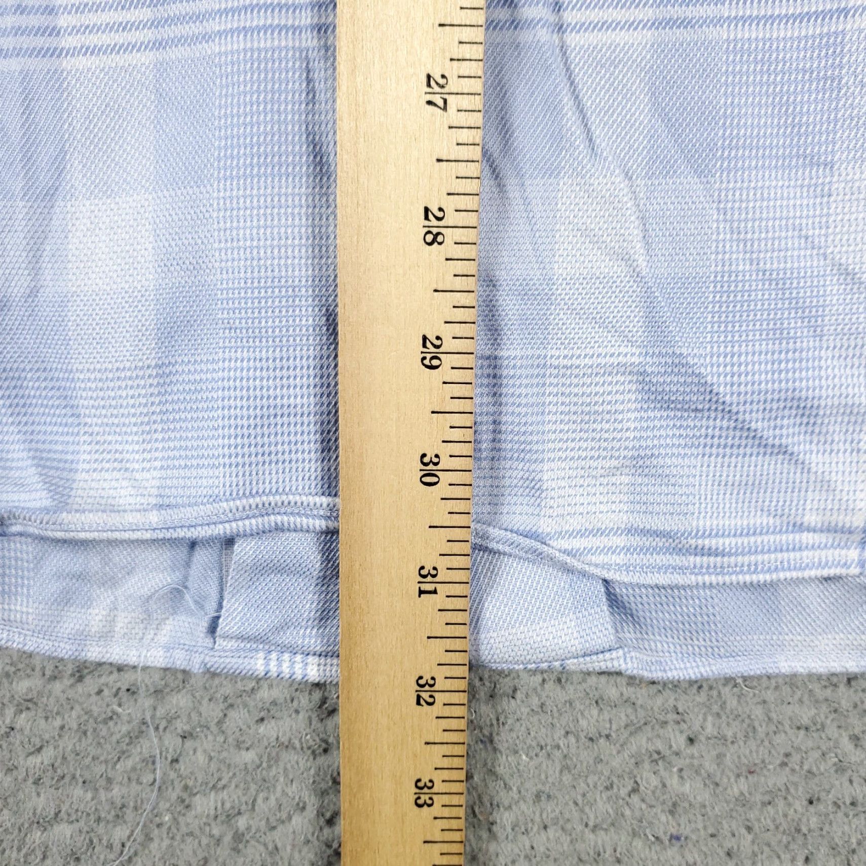 Tommy Bahama Tommy Bahama Shirt Mens 16.5 Blue Plaid Dress Button Up Long Sleeve Size 42R - 4 Thumbnail