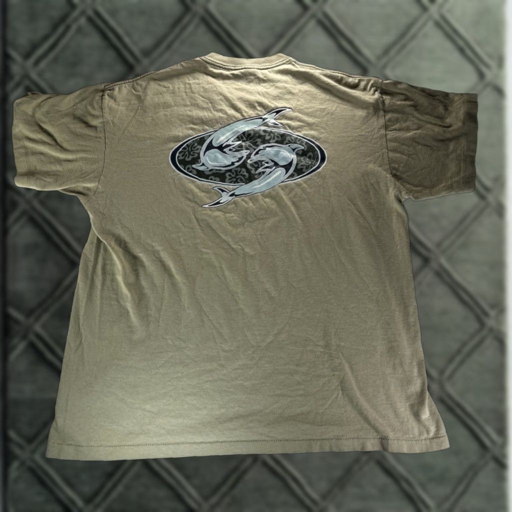 VTG 1990s 17th Street Surf Shop Shirt XL Live To Surf Pocket Tee Mens 90s Light Gray