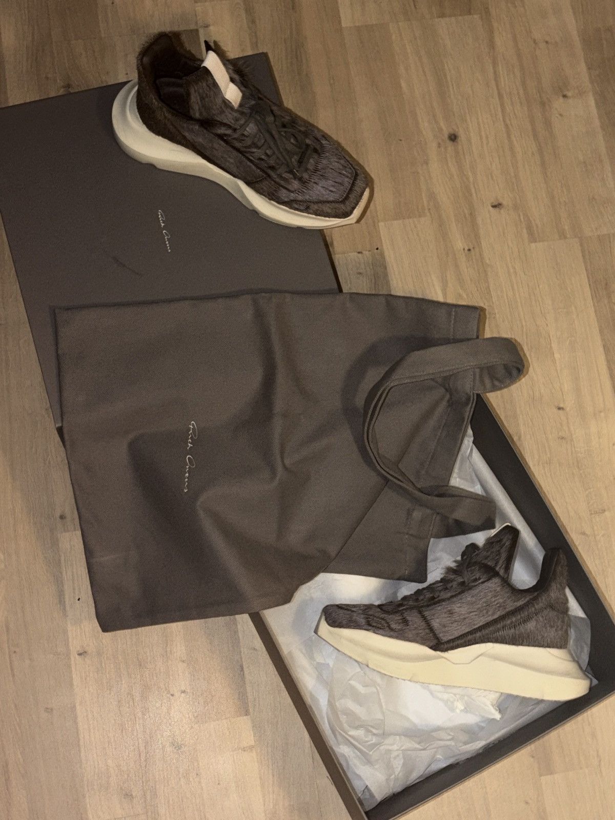 Rick Owens Rick Owens Runner Pony Hair SS26 Size US 7.5 / EU 40-41 - 16 Thumbnail