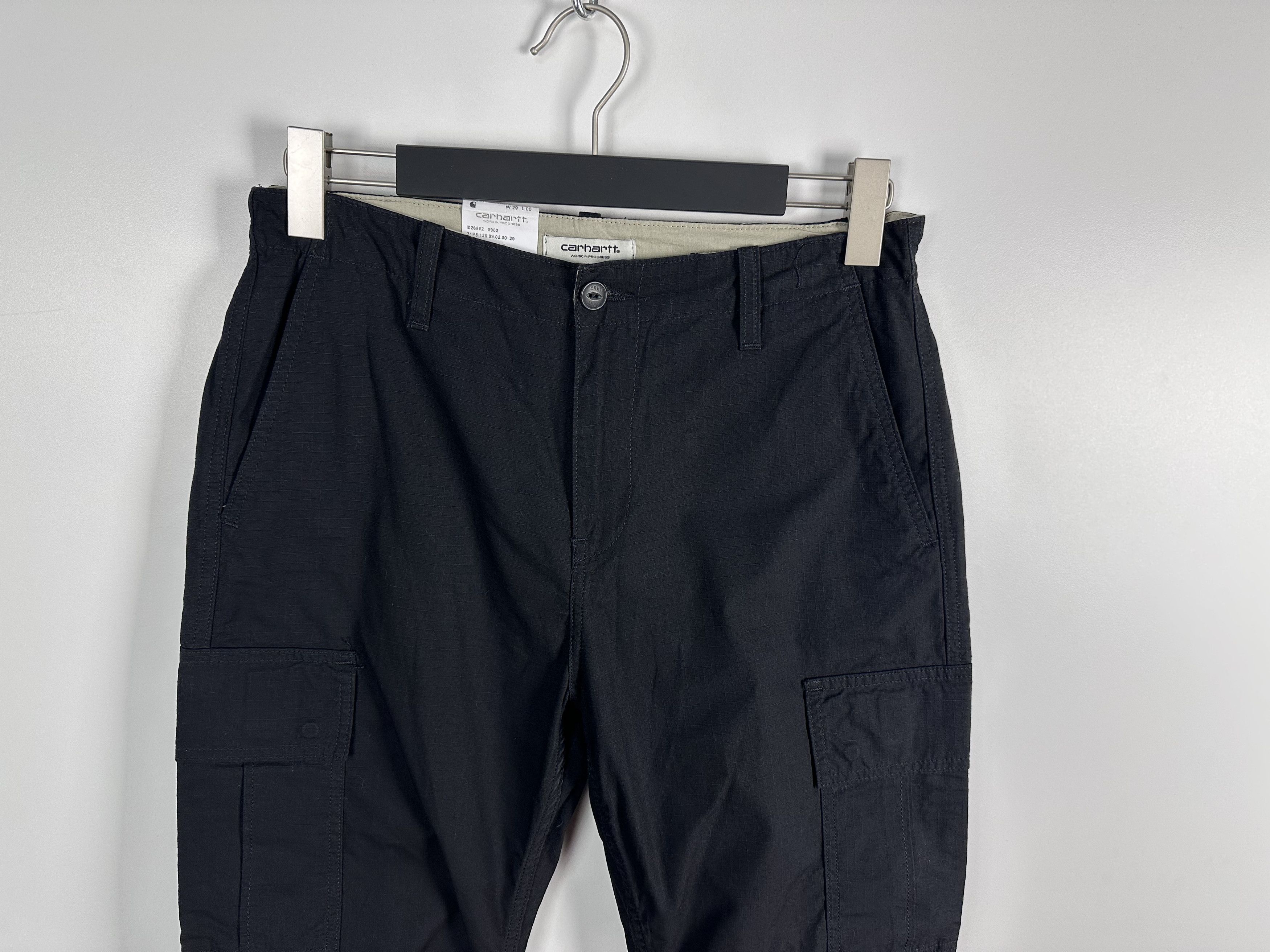 Carhartt × Carhartt Wip Carhartt Womens Black Cotton Cymbal Pants Size 29 Size 29" - 2 Thumbnail