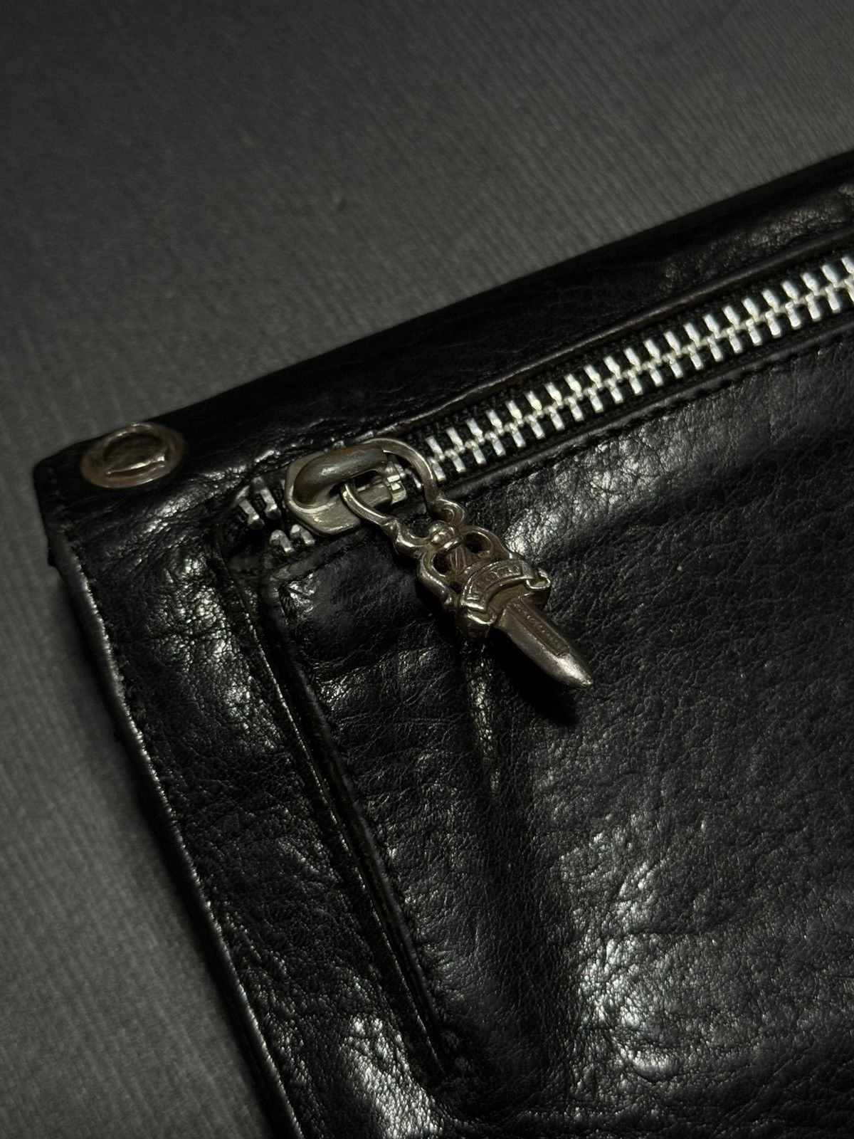 Chrome Hearts Chrome Hearts - Wave Crossball Leather Wallet Size ONE SIZE - 9 Thumbnail