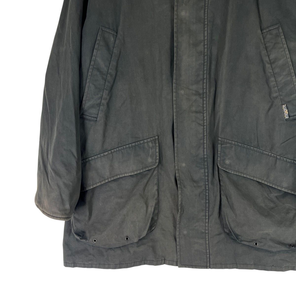 Burberry Vintage Burberry Dyed Parka Jacket Size US L / EU 52-54 / 3 - 3 Thumbnail