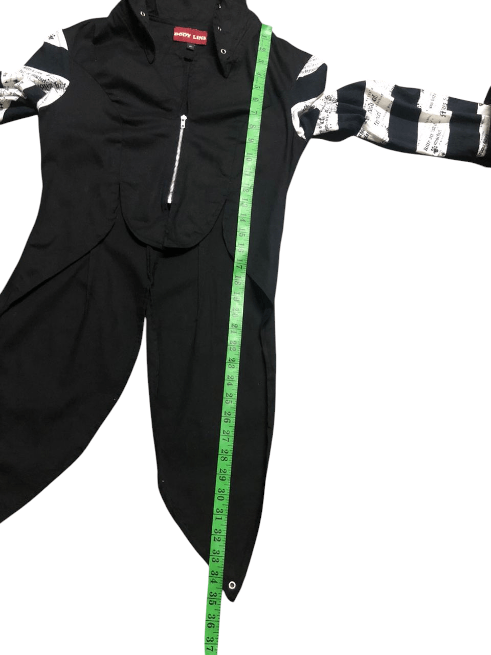 If Six Was Nine Body Line Japan Stripes Black With Cross Punk Jacket Size US S / EU 44-46 / 1 - 18 Thumbnail