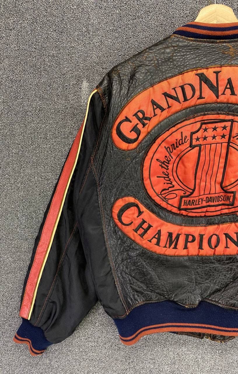 Harley Davidson Vintage Harley Davidson Championship Racing Leather Jacket Size US M / EU 48-50 / 2 - 3 Thumbnail
