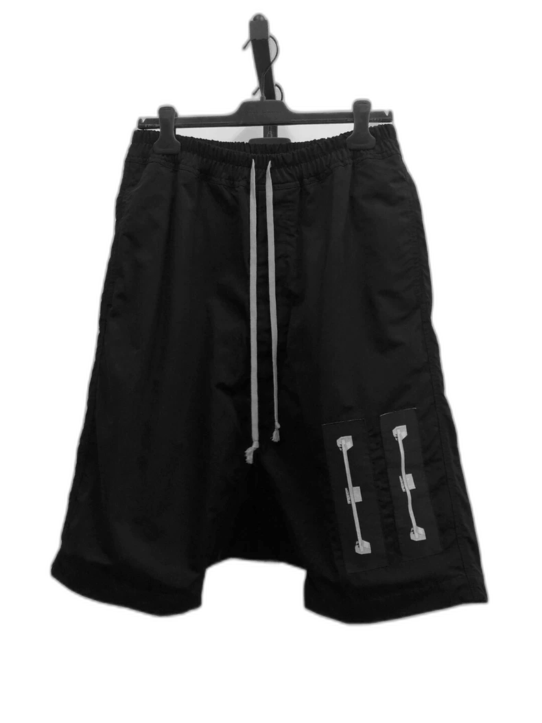Rick Owens rick owens black shorts with unique design Size US 36 / EU 52 - 1 Thumbnail