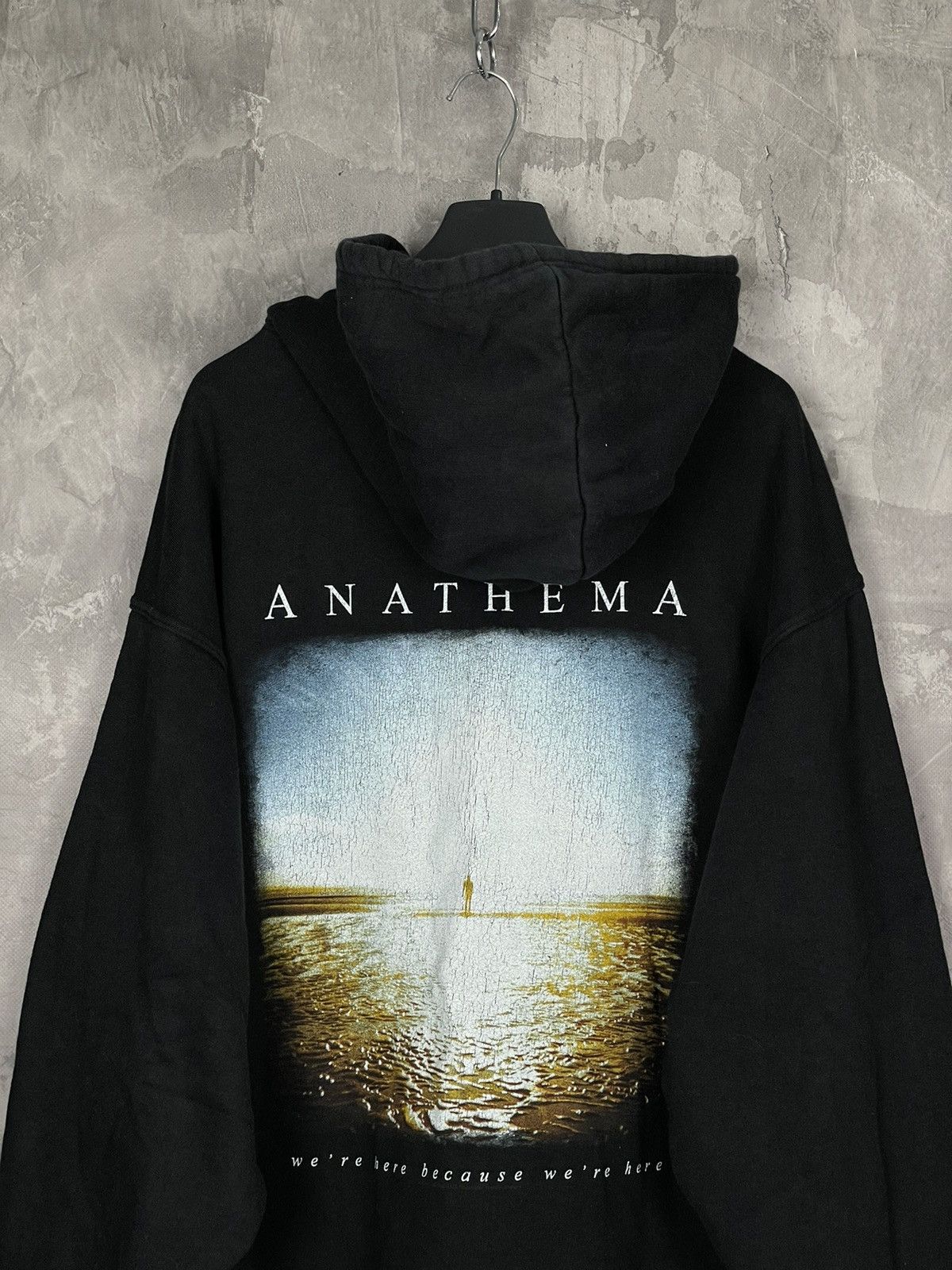 Band Tees × Vintage Vintage Y2K Anathema Horror British Punk Y2K Zip Hoodie 90s Size US XL / EU 56 / 4 - 3 Thumbnail
