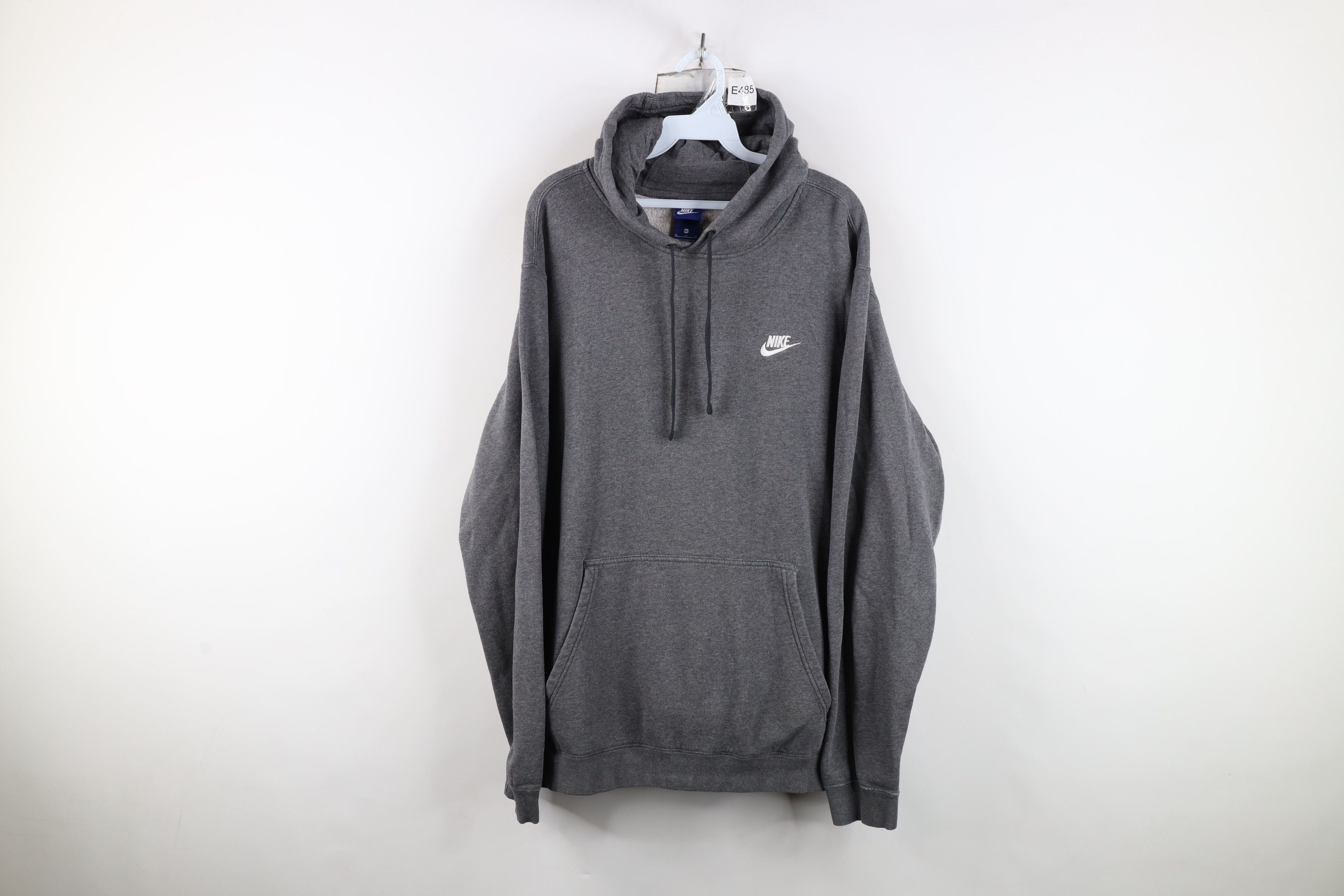 Nike Vintage Nike Travis Scott Mini Swoosh Hoodie Sweatshirt Gray Size US XL / EU 56 / 4 - 1 Thumbnail