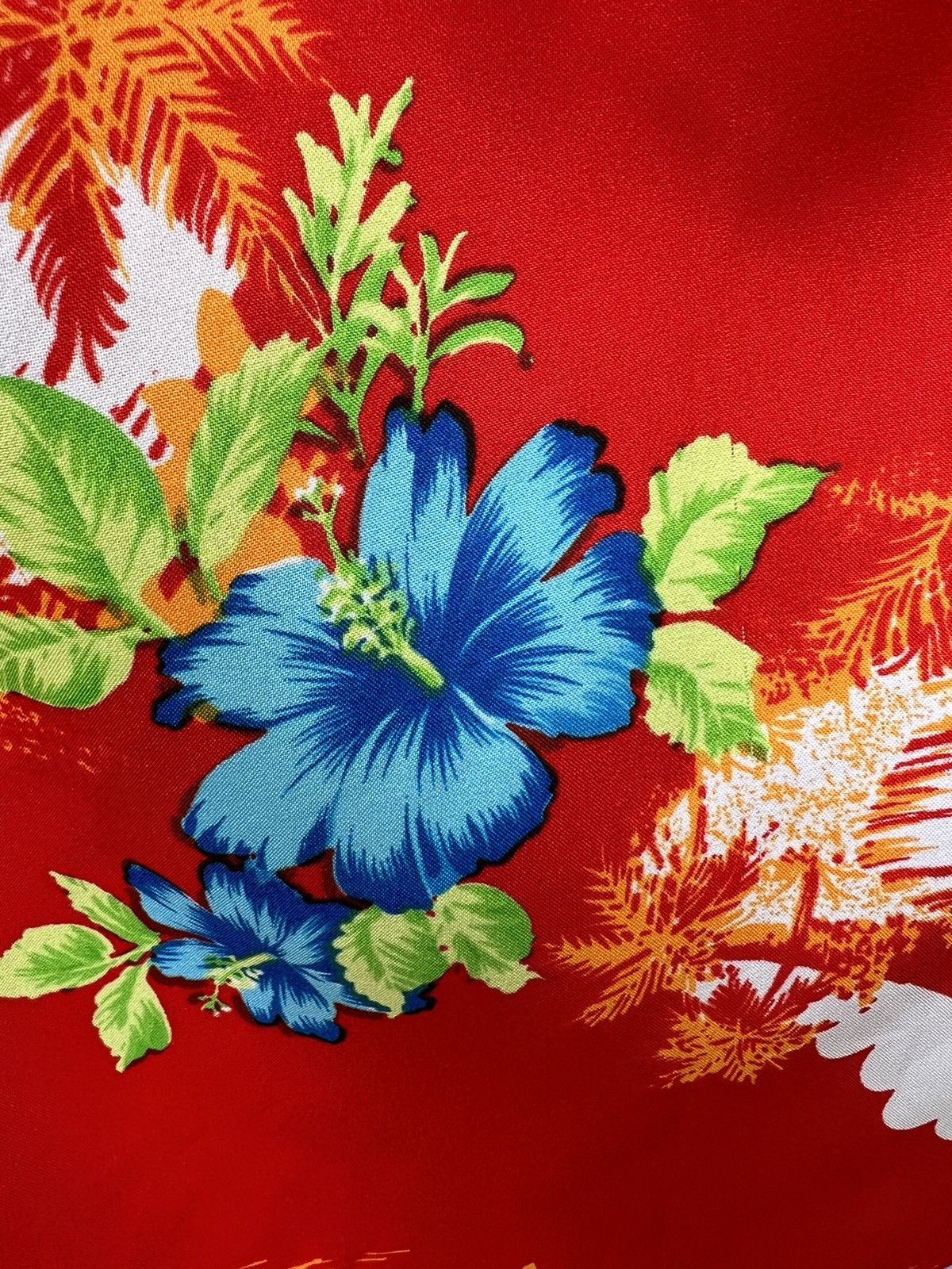 Vintage Vintage 70s Made in Hawaii Hibiscus Red Hawaiian Shirt Size US S / EU 44-46 / 1 - 17 Thumbnail