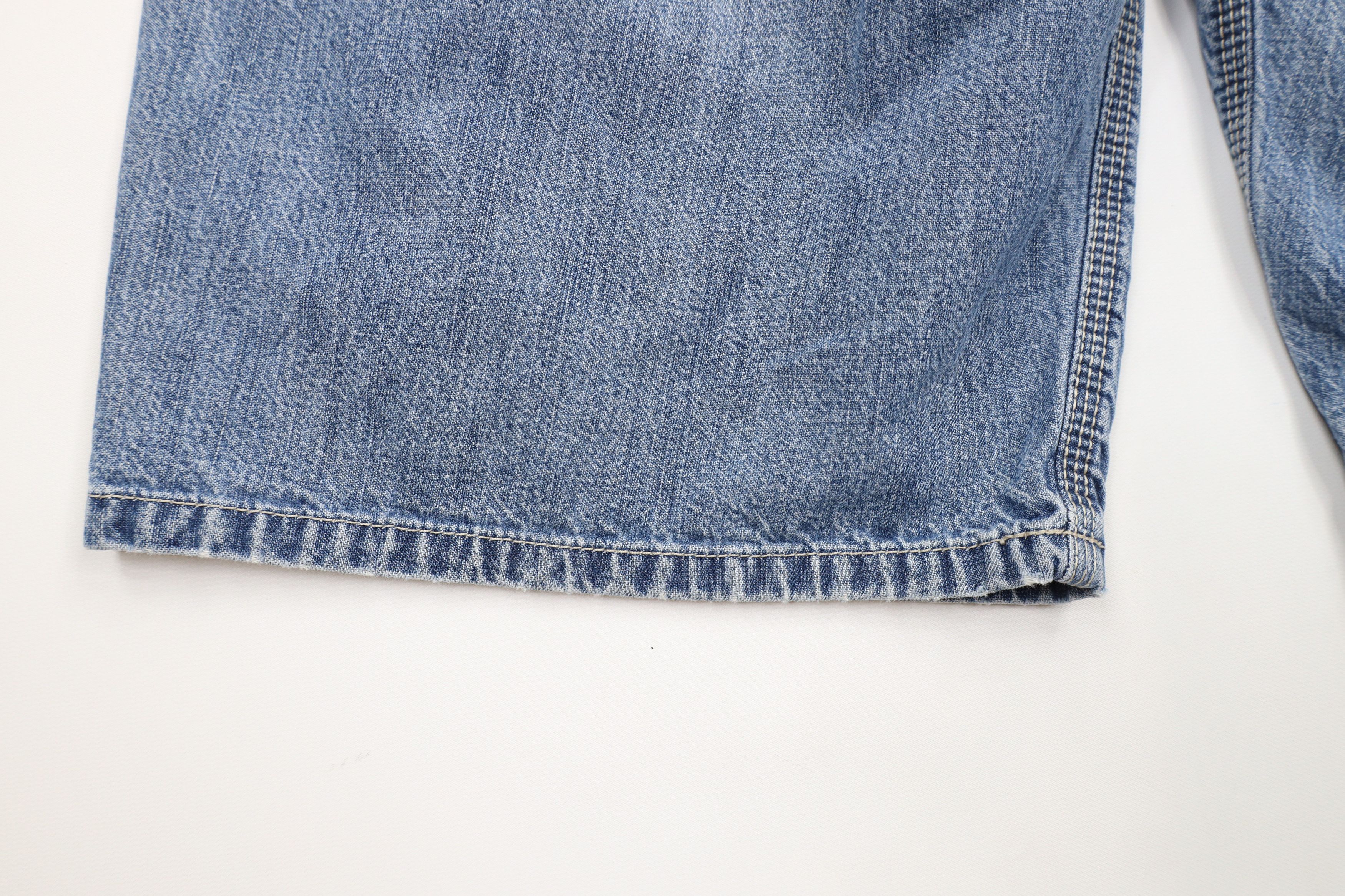 Levi's × Vintage Vintage Y2K Levis Baggy Carpenter Worker Denim Shorts Jorts Size US 33 - 13 Thumbnail