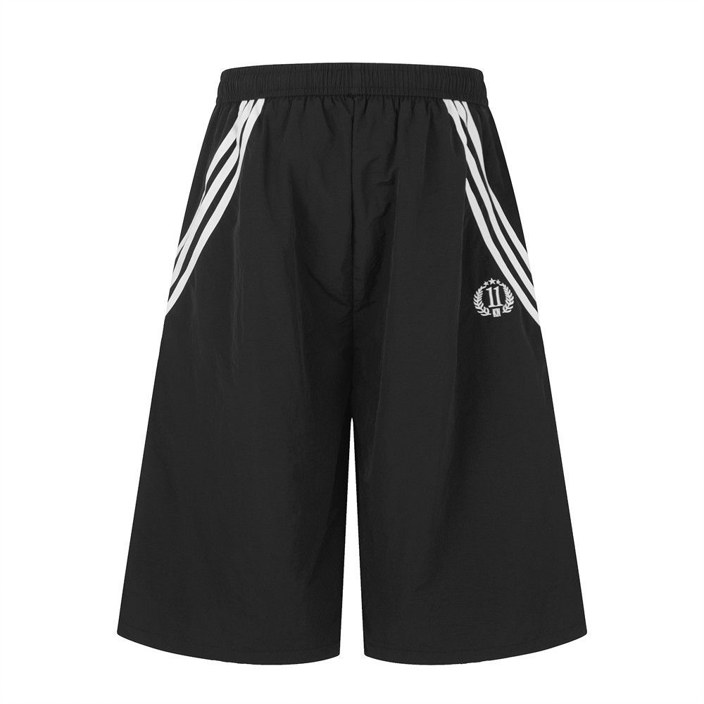Japanese Brand Men's Loose-Fit Striped Casual Shorts Size US 32 / EU 48 - 2 Thumbnail