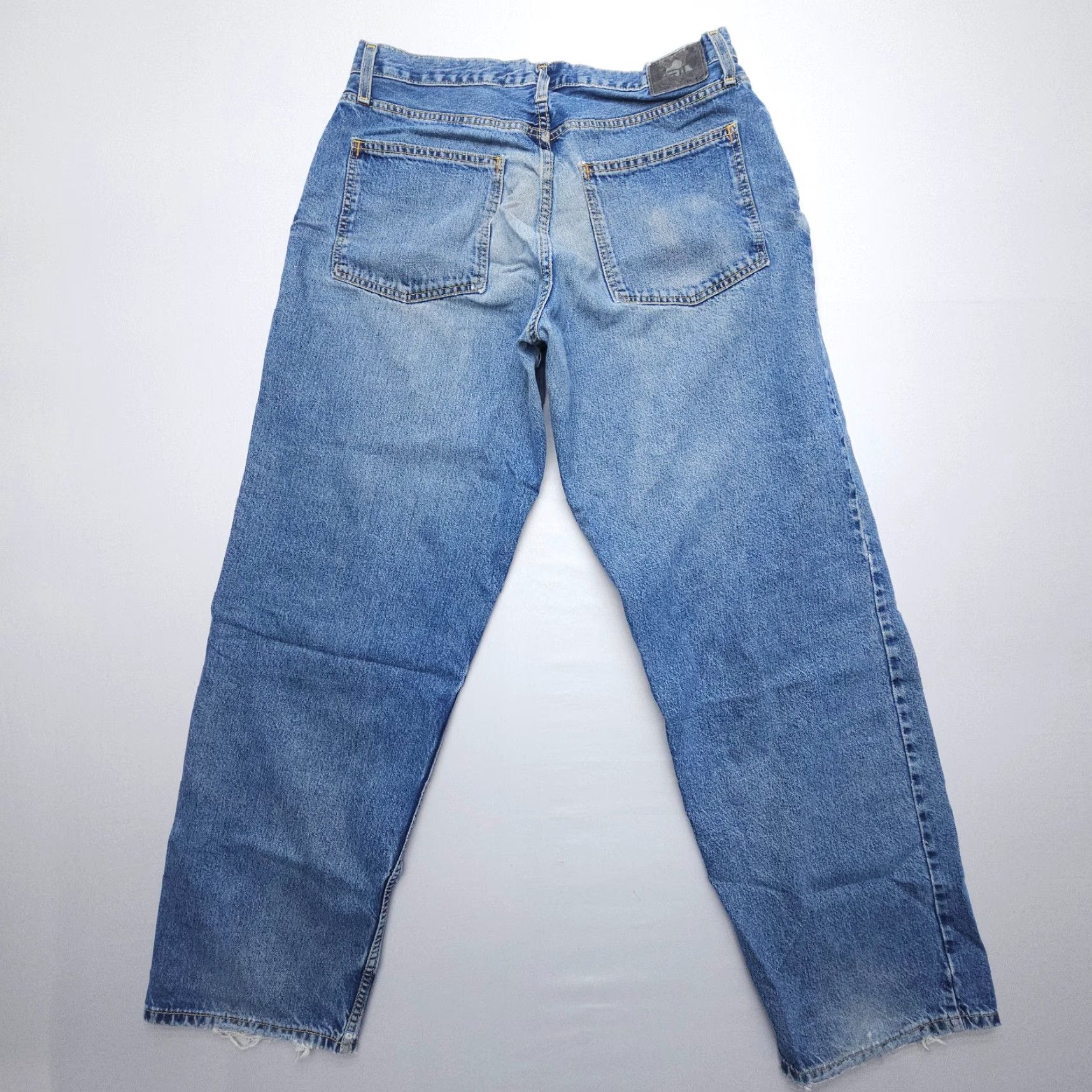 Levi's VINTAGE Levi's Silvertab Baggy Jeans Mens 36 x 34 Blue Y2K 2000's Skater Street Jeans Mens 36 Blue 90s Levi's Silvertab Baggy Mens Jeans Size US 36 / EU 52 - 2 Thumbnail