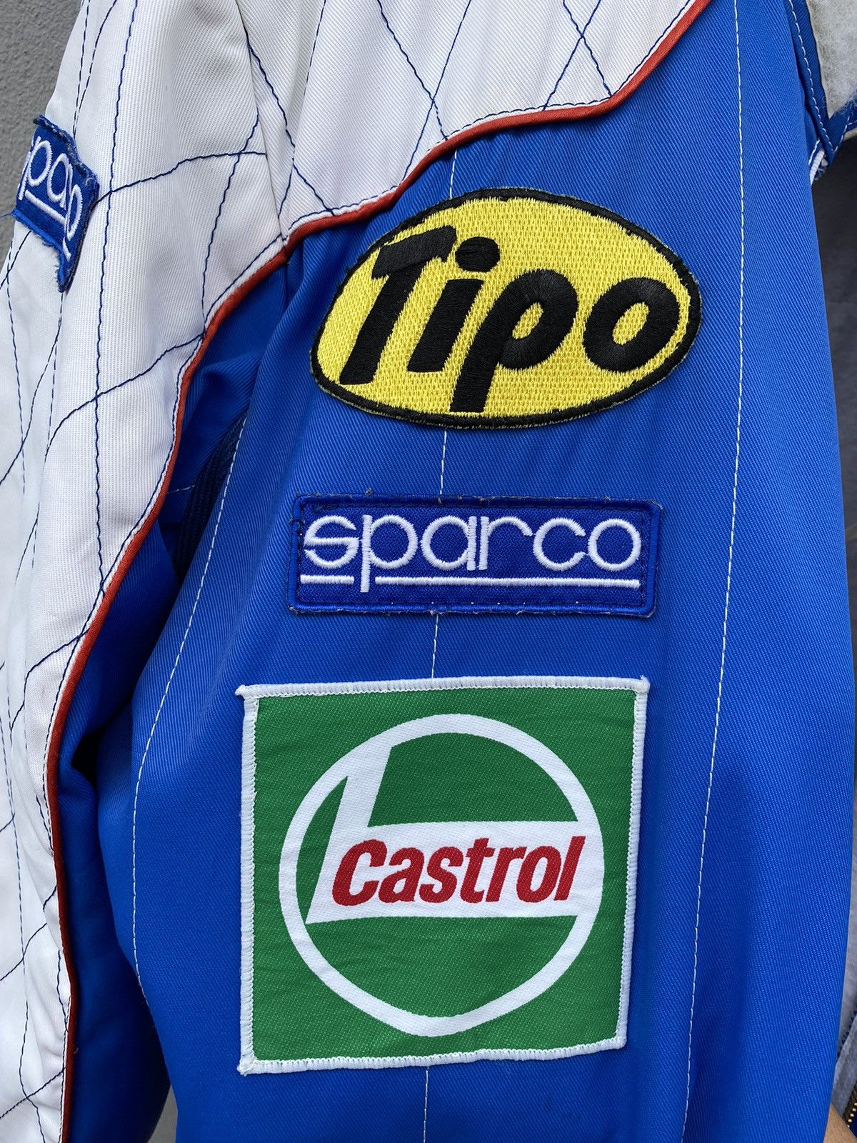 Vintage 🔥RARE🔥 Vintage SPARCO Racing Kart Suit Royal Blue/White Size US 36 / EU 52 - 18 Thumbnail