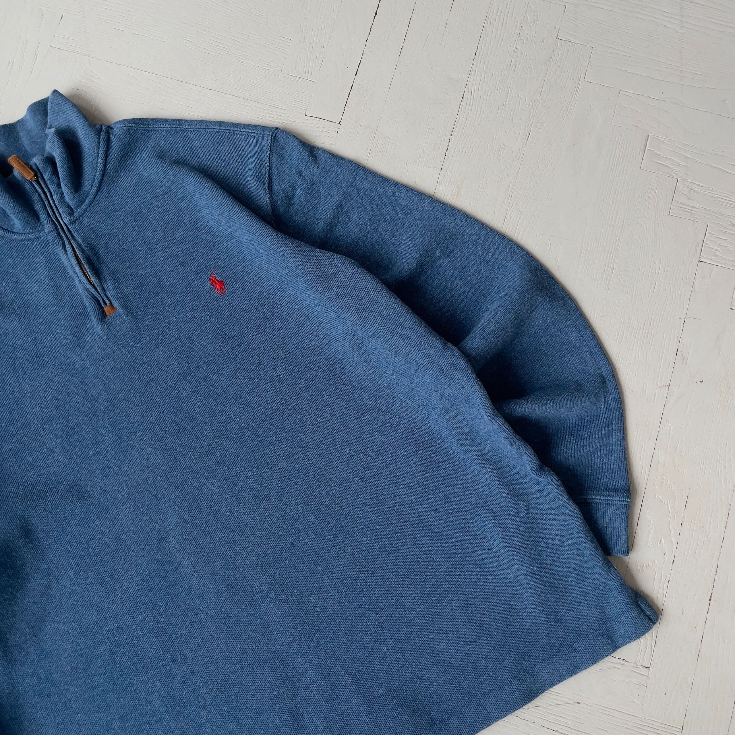 Polo Ralph Lauren Polo by Ralph Lauren Preppy 1/4 Zip Jumper Size US XL / EU 56 / 4 - 2 Thumbnail