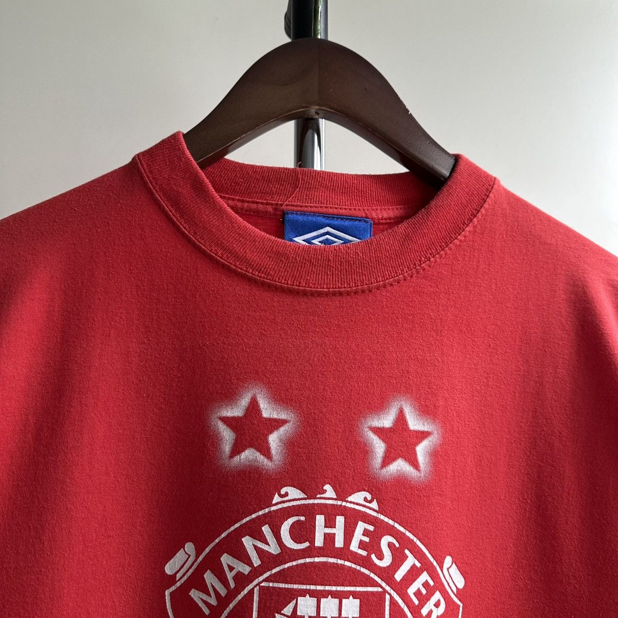 Umbro Vintage 1999 Umbro Manchester United Champions Of Europe Tee Size US M / EU 48-50 / 2 - 4 Thumbnail