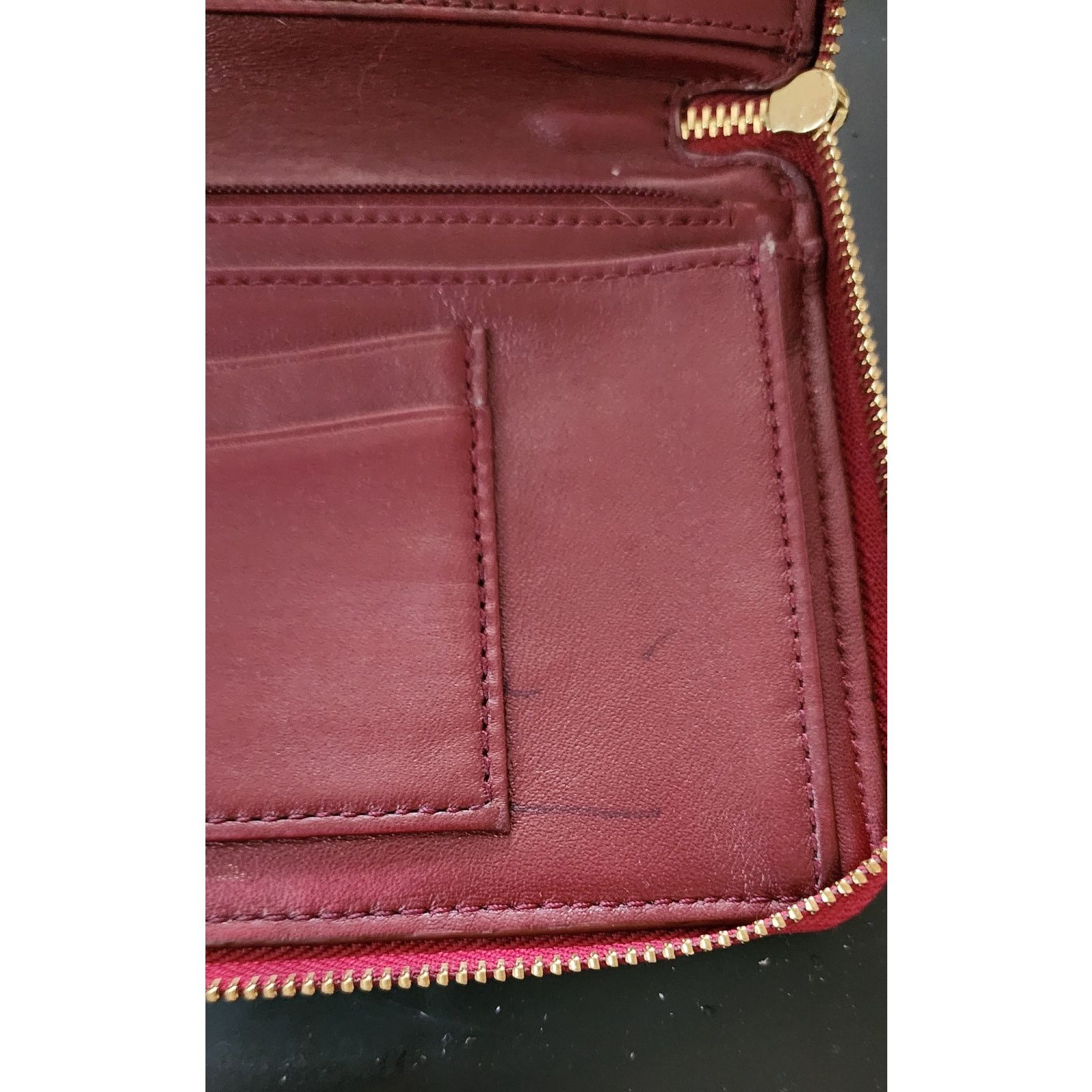 Coach Coach New York red cross grain leather wallet clutch Size ONE SIZE - 9 Thumbnail