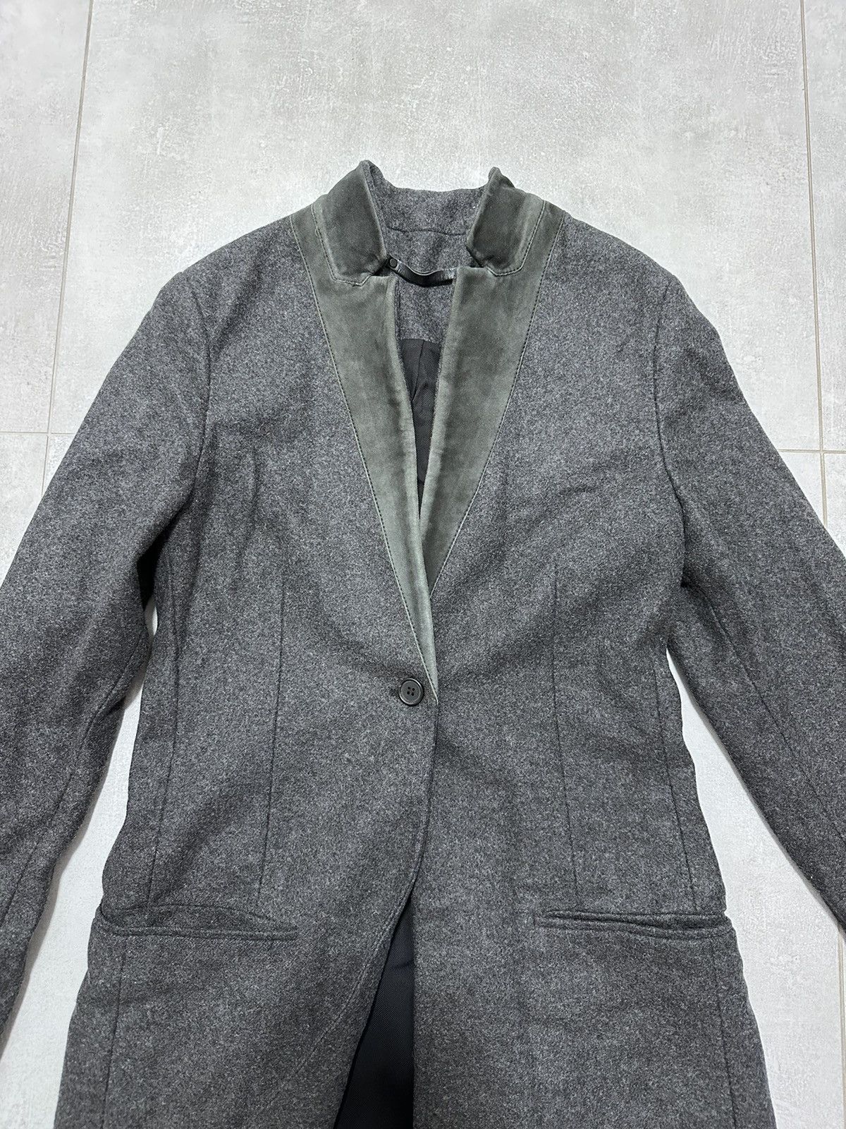 Allsaints AllSaints Trench Coats Wool Leather Leni Coat US6 UK10 EU38 Size M / US 6-8 / IT 42-44 - 2 Thumbnail