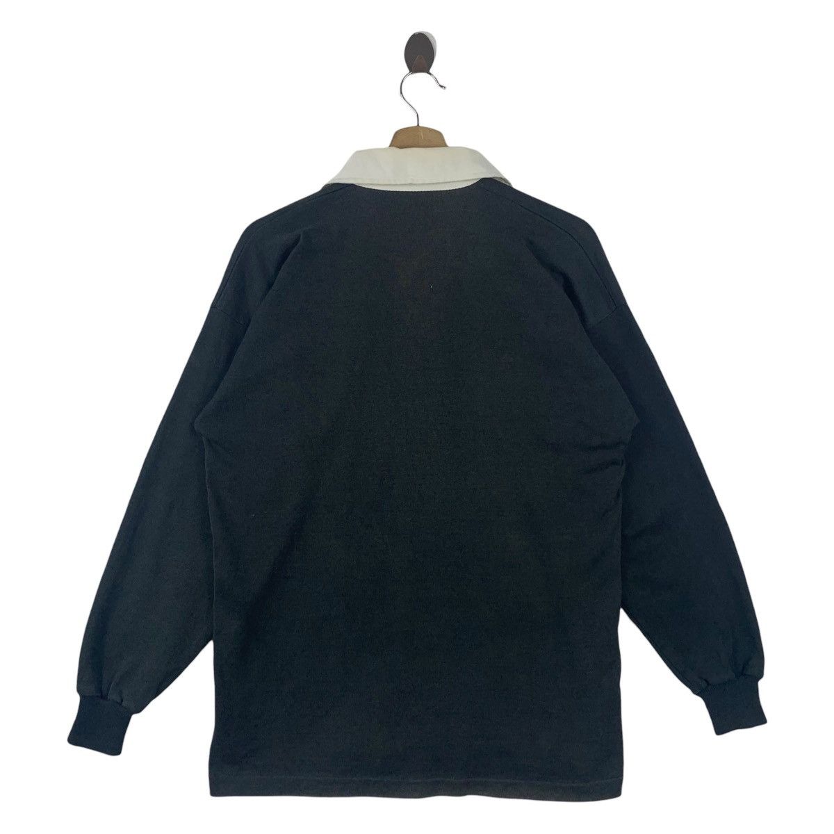 Canterbury of New Zealand × Vintage Vintage CANTERBURY all black long sleeve polo tees Size US M / EU 48-50 / 2 - 4 Thumbnail