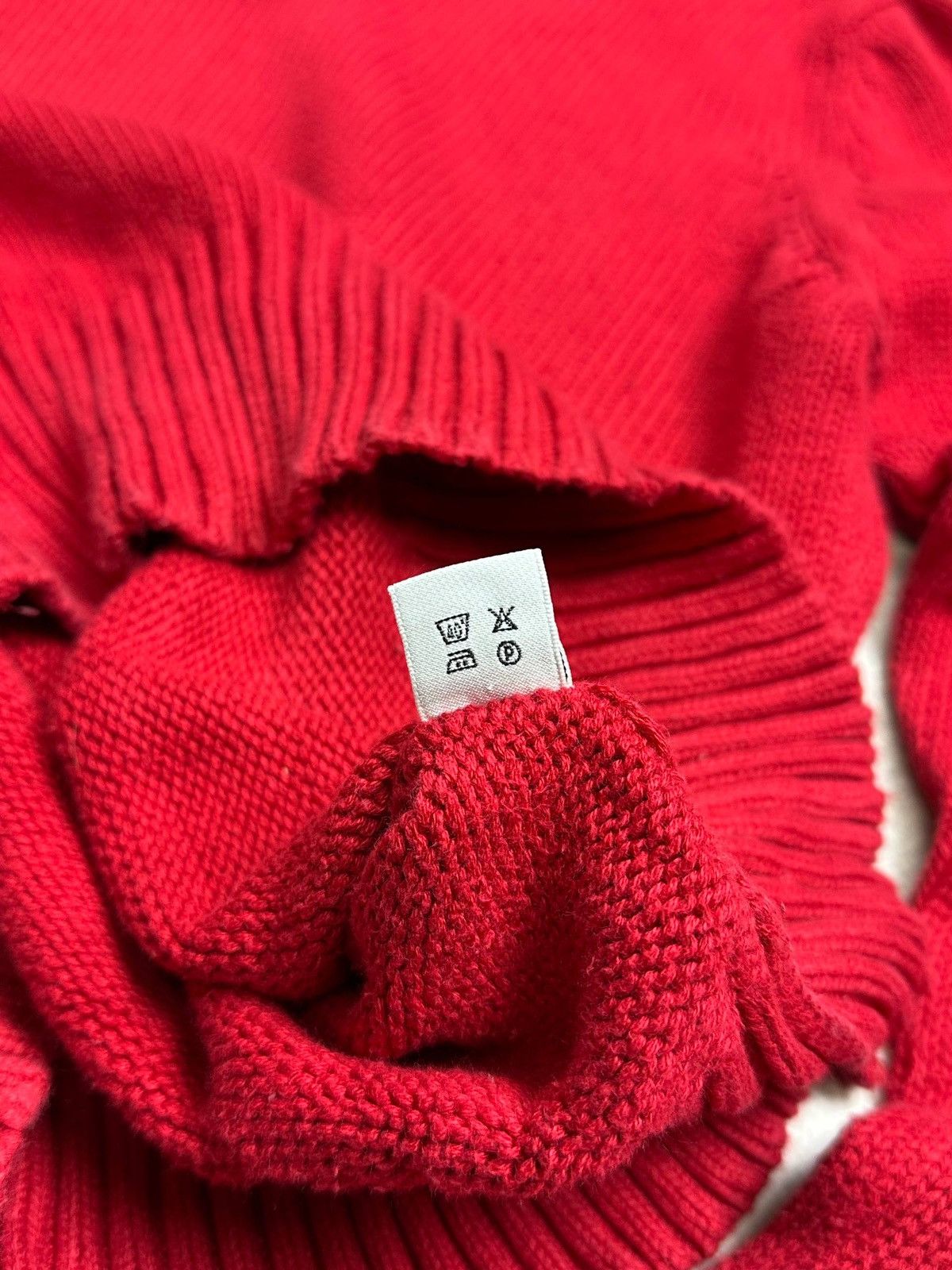 Loro Piana Vintage Loro Piana Red Turtleneck Knit Sweater Rare S Size US S / EU 44-46 / 1 - 6 Thumbnail