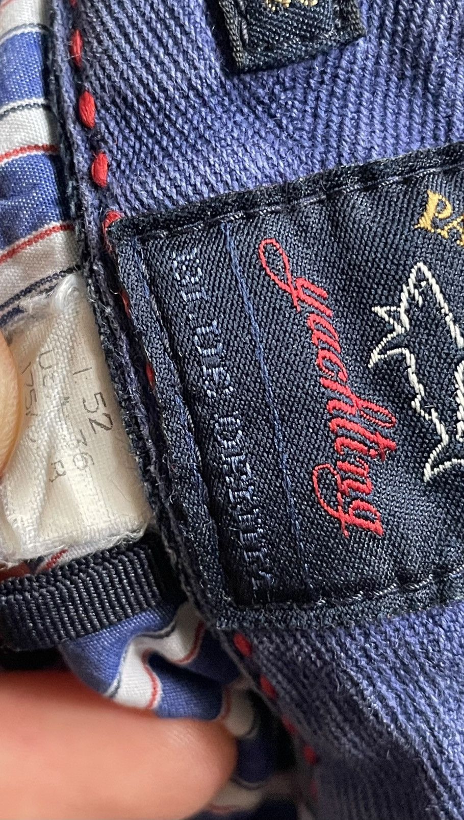 Paul & Shark Luxury Paul Shark Blue Logo Denim Jeans pants old money sea Size US 36 / EU 52 - 12 Thumbnail