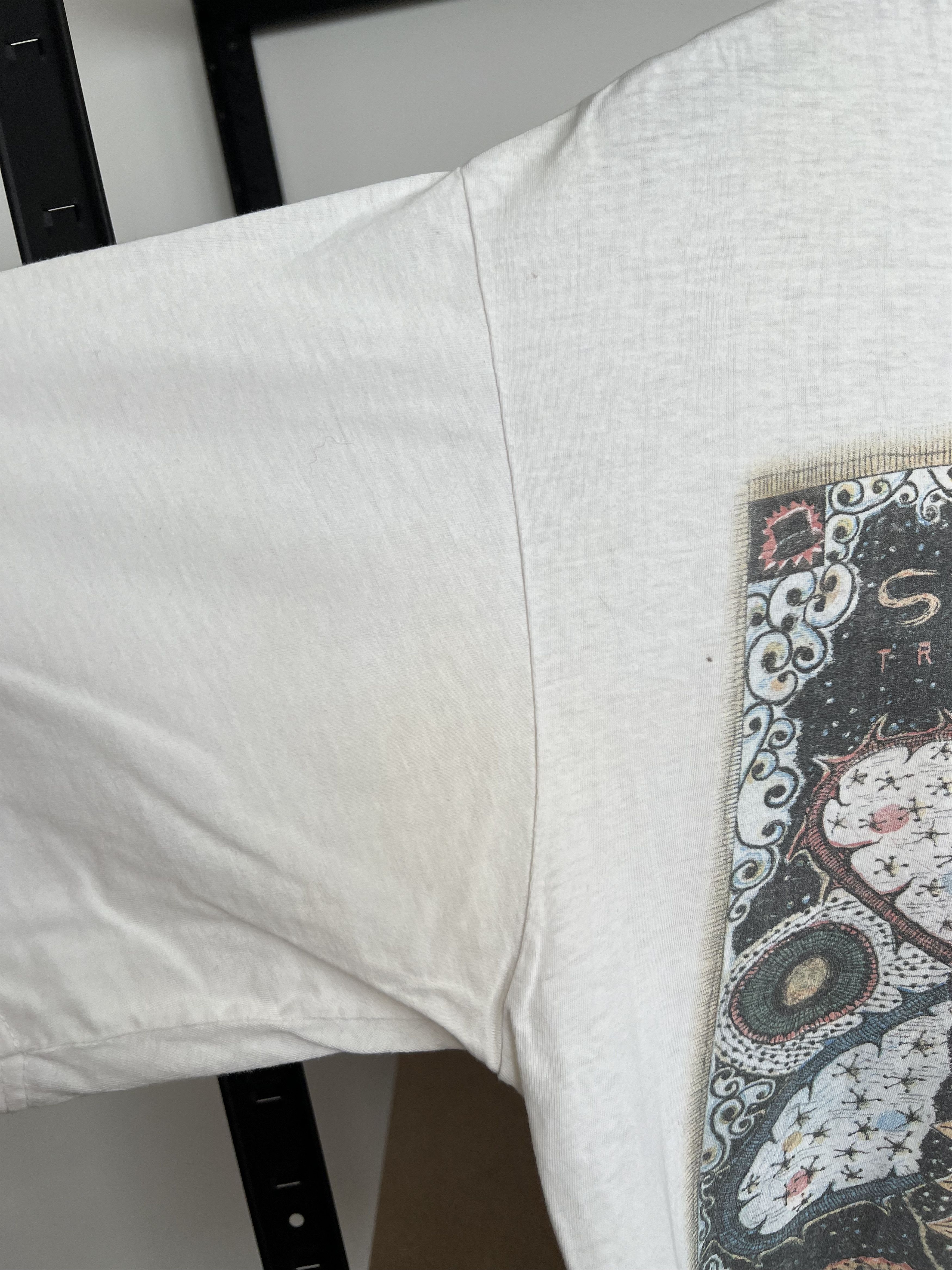 Band Tees Vintage 2000 Steve Earle Transcendental Blues White T-shirt Size US L / EU 52-54 / 3 - 8 Thumbnail