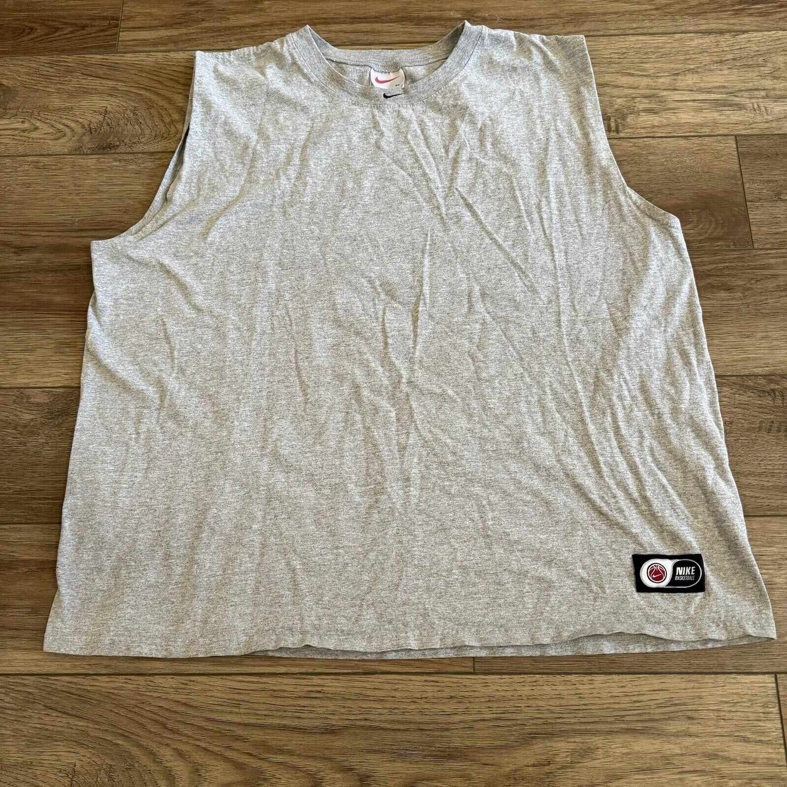 Nike Vintage 90s Nike Basketball Center Swoosh Check Shirt XL Size US XL / EU 56 / 4 - 1 Thumbnail