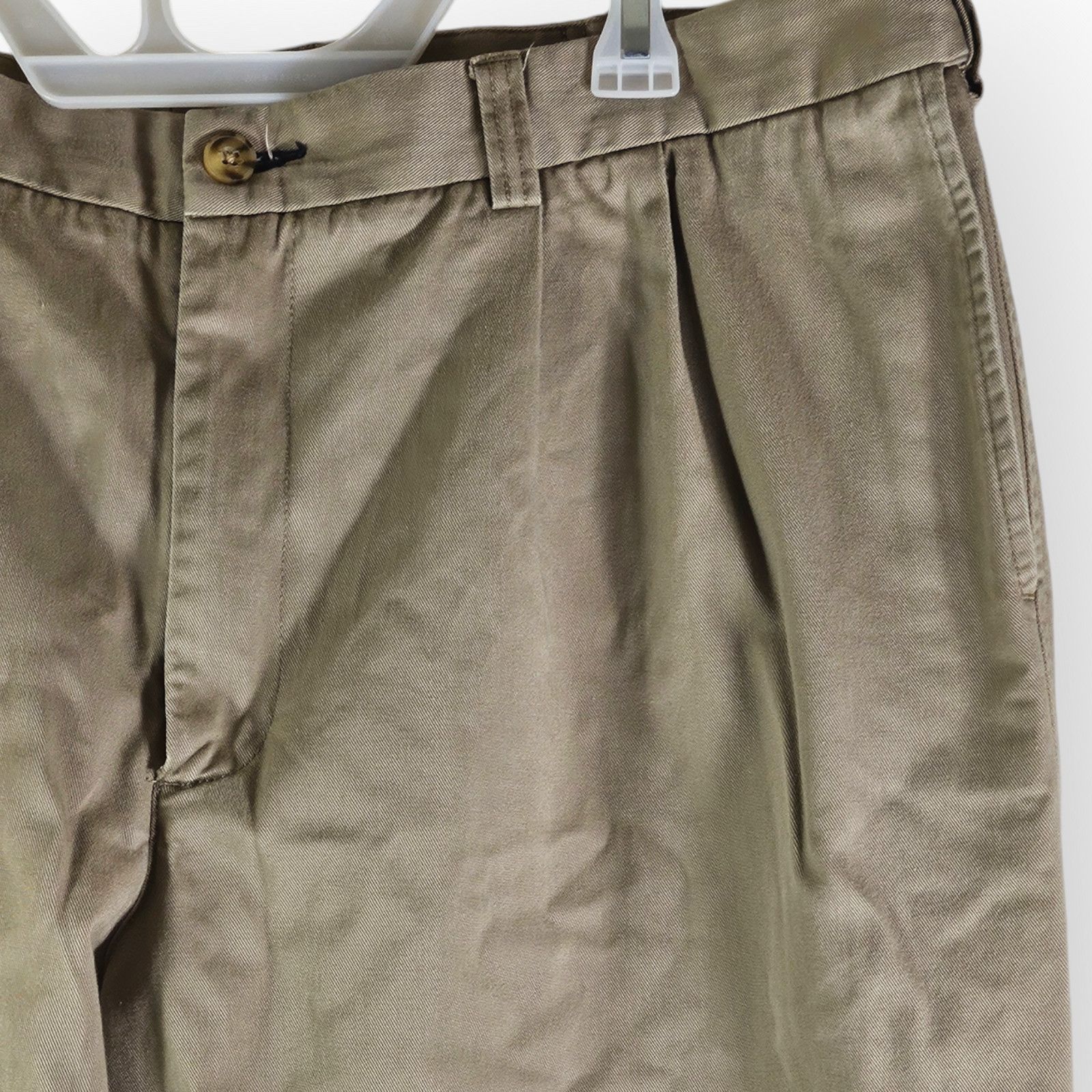 Duluth Trading Company Duluth Trading Co Men's Tan Khaki Pleated Pants Size 44x32 Size US 44 / EU 60 - 5 Thumbnail
