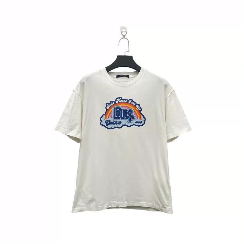 Louis Vuitton louis vuitton Rainbow Letter Printed Short Sleeve Size US L / EU 52-54 / 3 - 1 Thumbnail