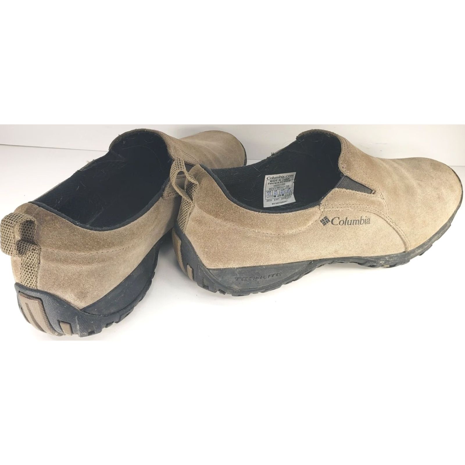 Nomad Columbia Peakfreak Nomad Mens Slip-on Moc Size 9.5 Gray Smoke Suede Shoes Size US 9 / EU 42 - 4 Thumbnail