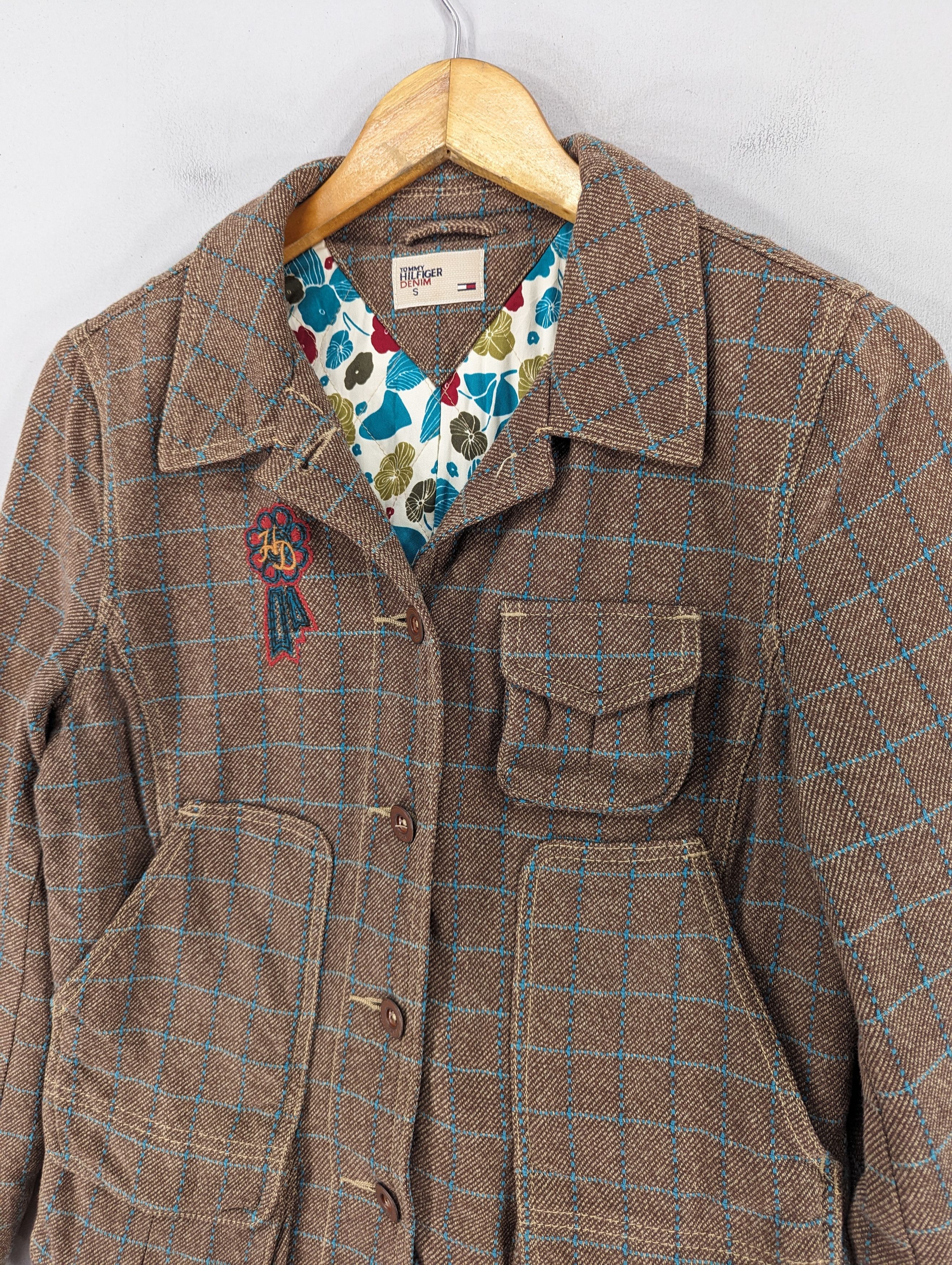 Tommy Hilfiger Tommy Hilfiger Denim Blazer Jacket Brown Size S / US 4 / IT 40 - 5 Thumbnail