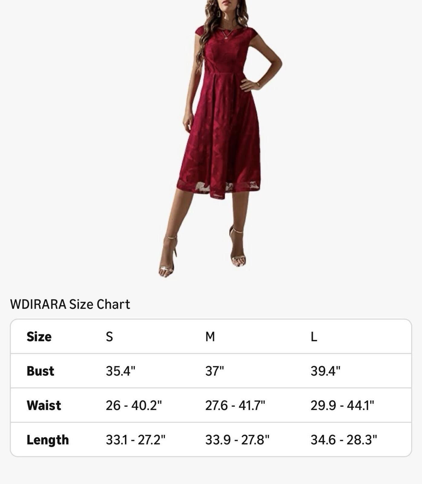 The Unbranded Brand Women Cap Sleeve Boat Neck Flared Hem HighWaist A LineDress Size L / US 10 / IT 46 - 6 Thumbnail