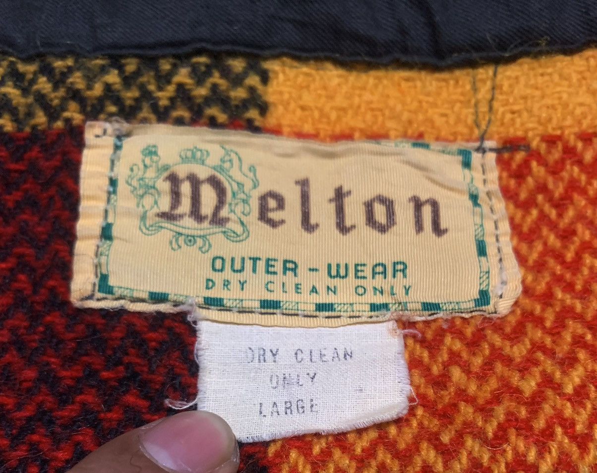 Vintage 90s Melton Plaid Wool Flannel Shirt