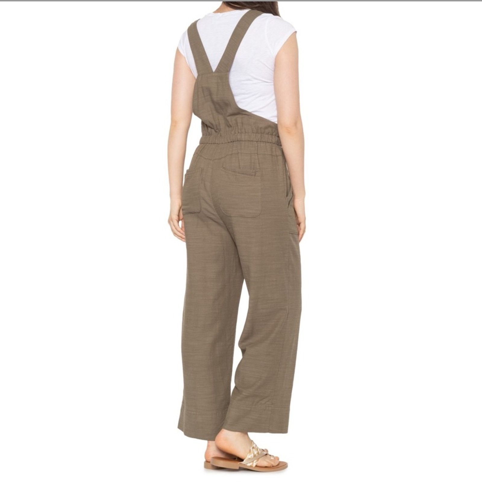 Other 🎉LAST PIECE🎉Democracy Knotted Cropped Overalls Size 30" / US 8 / IT 44 - 6 Thumbnail