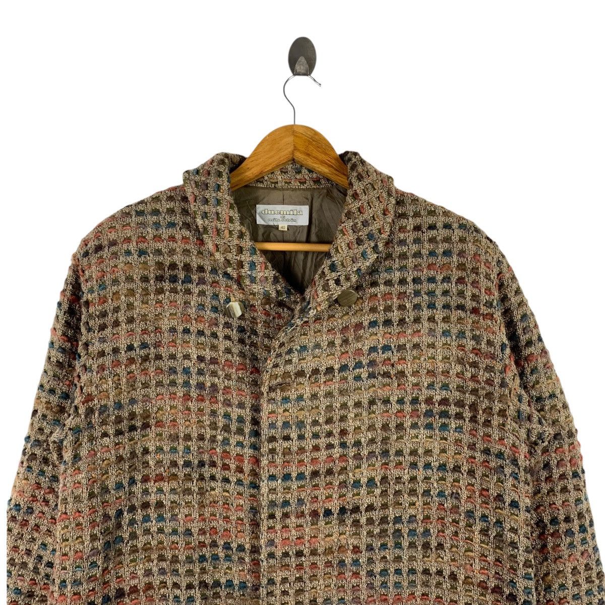 Mila Schon DUEMILA By MILA SCHON Sports Italian Designer Check Coat Size US M / EU 48-50 / 2 - 3 Thumbnail