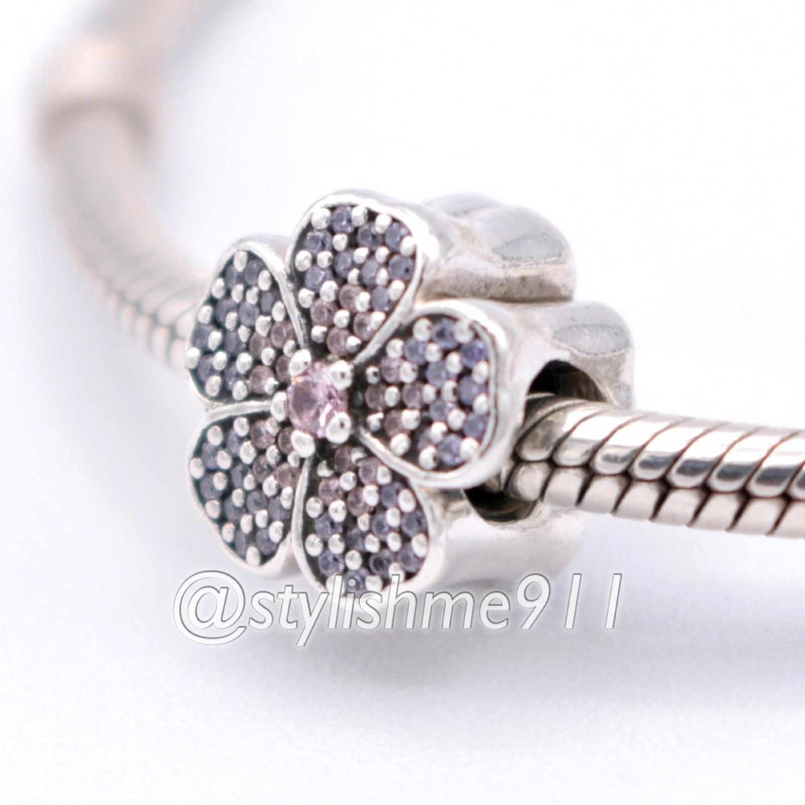 pandora Authentic PANDORA Sparkling Primrose Charm - 791481PCZ Size ONE SIZE - 2 Thumbnail