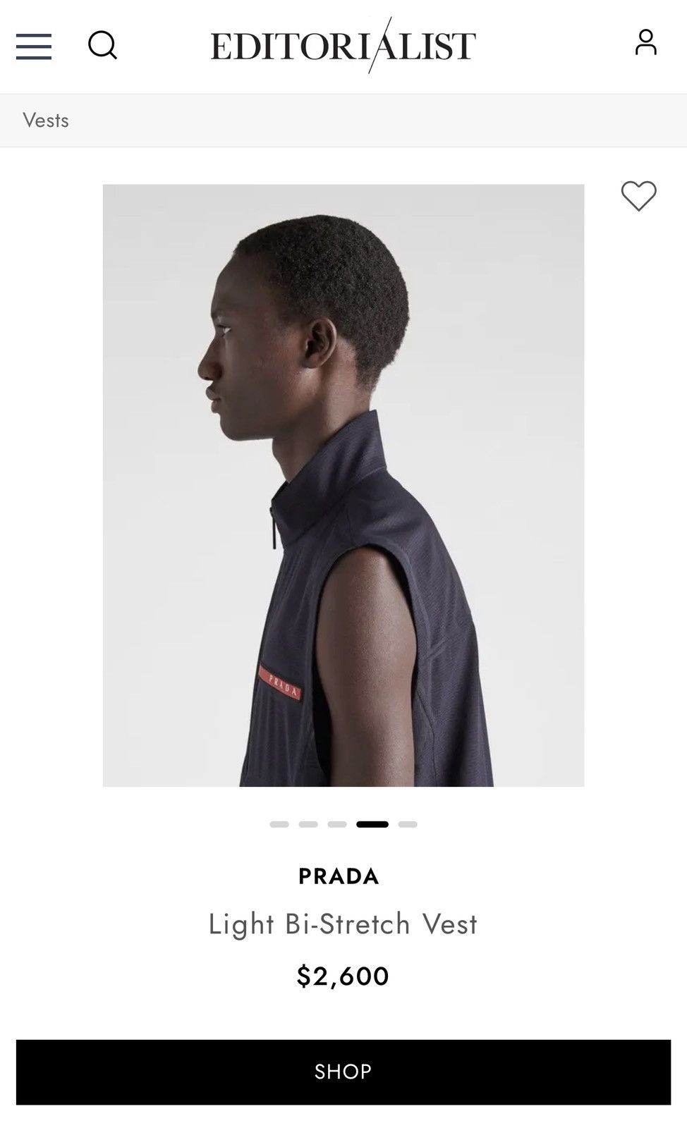 Prada 🔥$2.6K VALUE🔥 Prada Bi-stretch Tech Vest Size US M / EU 48-50 / 2 - 5 Thumbnail