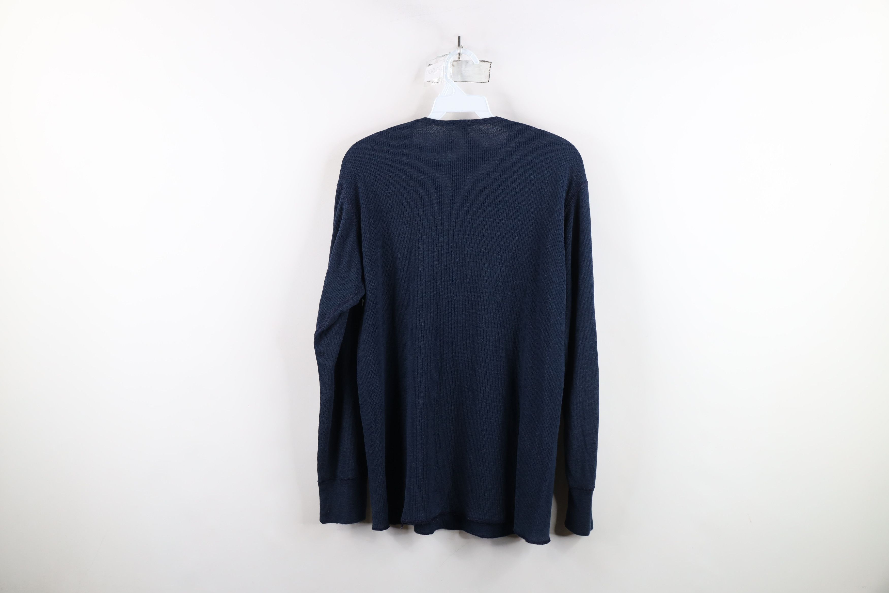 Vintage Vintage 90s Streetwear Thin Thermal Waffle Knit T-Shirt USA Size US L / EU 52-54 / 3 - 9 Thumbnail
