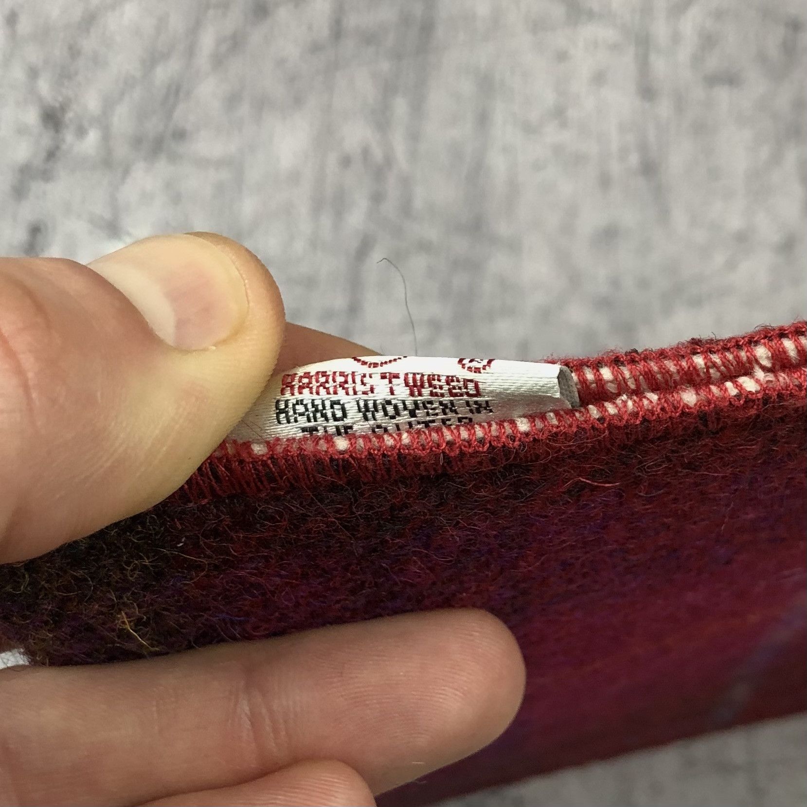 Harris Tweed Harris Tweed Bertie Girl handmade Plaid Case Size ONE SIZE - 5 Thumbnail