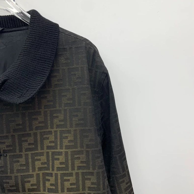 Fendi FENDI Contrast Monogram Printed Jacket Size US L / EU 52-54 / 3 - 3 Thumbnail