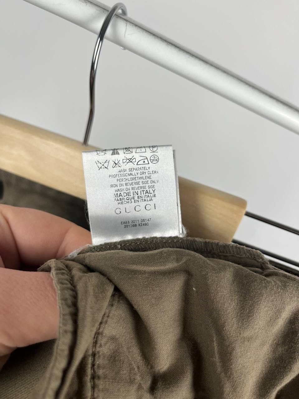 Gucci GUCCI 2011 Archival Khaki Skinny Pants - IT 40 / US 4 Size 40" / US 18 - 9 Thumbnail