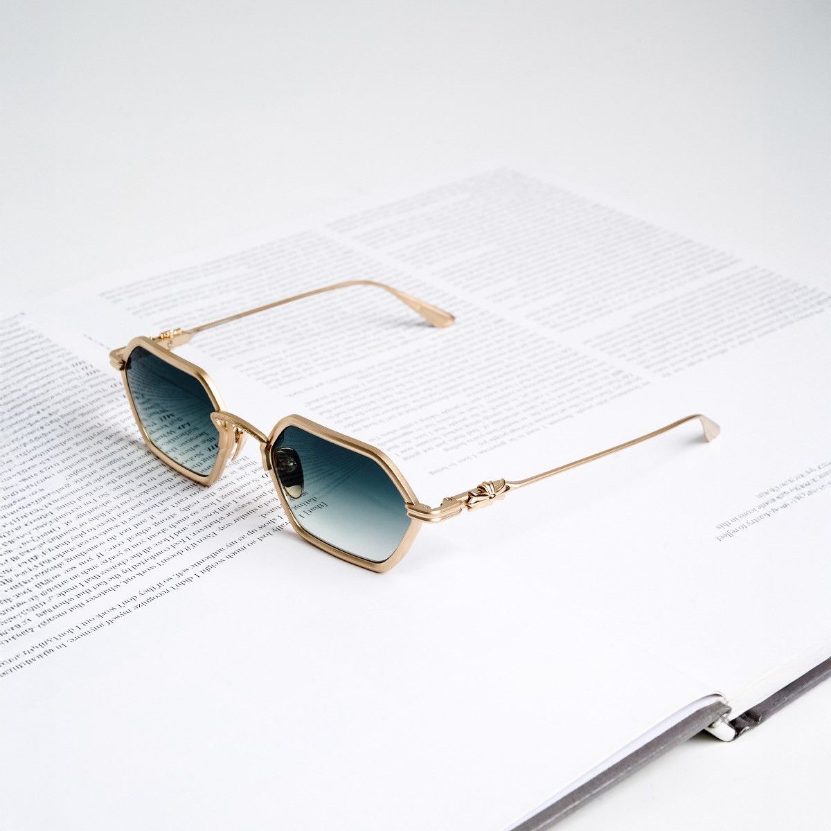 Chrome Hearts CHROME HEARTS DATASS MATTER GOLD PLATED SUNGLASSES Size ONE SIZE - 1 Thumbnail