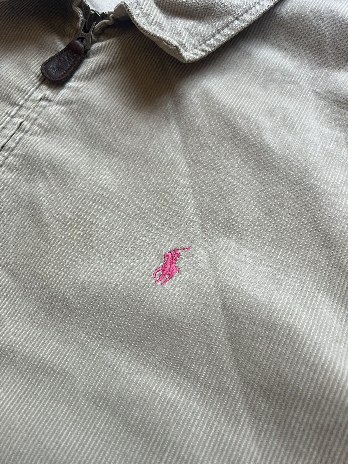 Rare Polo Ralph Lauren Vintage Corduroy Bomber Jacket Size:L