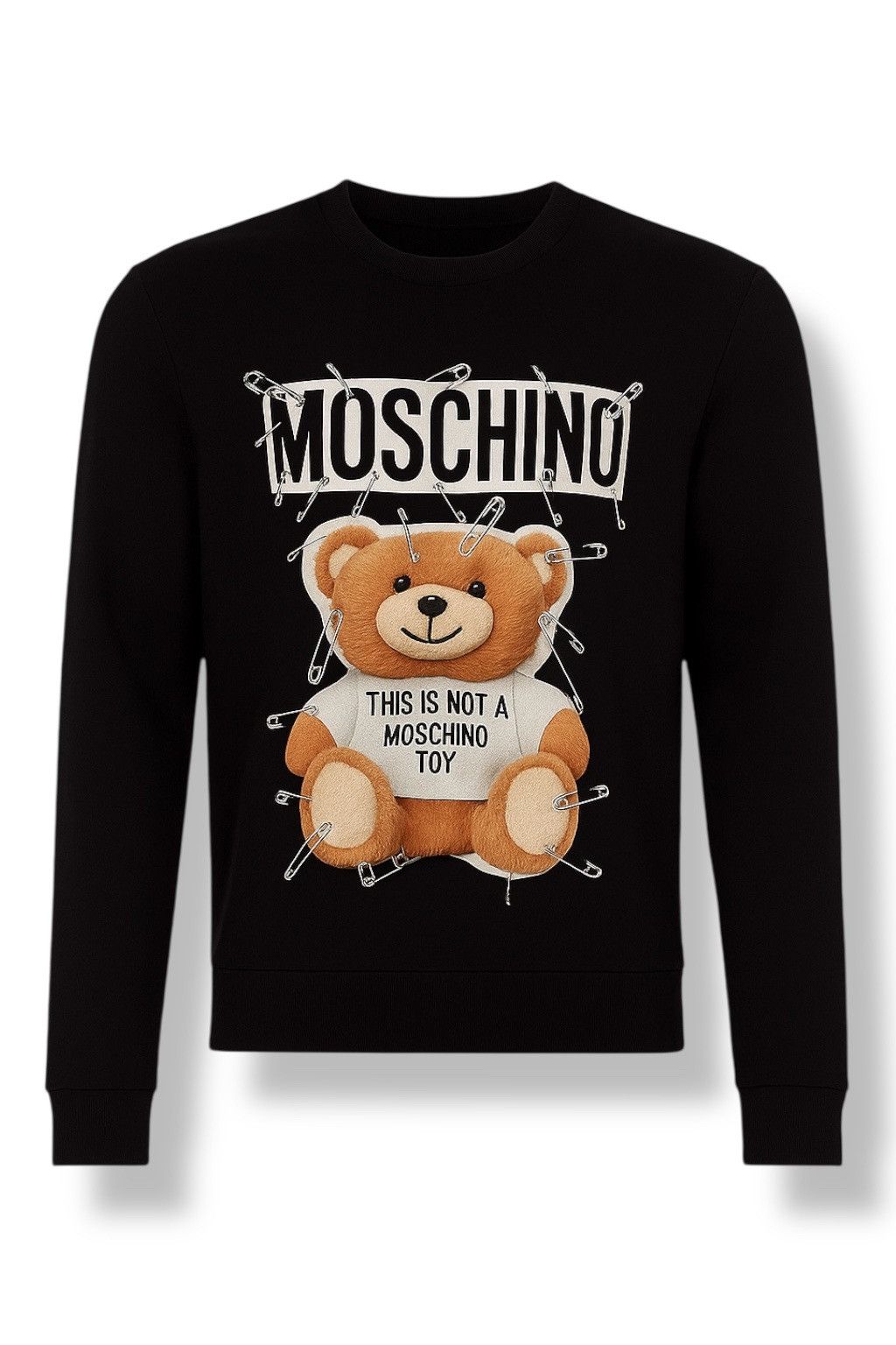 Moschino MOSCHINO COUTURE Embroidered Crew-Neck Sweatshirt Women’s S Size S / US 4 / IT 40 - 1 Thumbnail