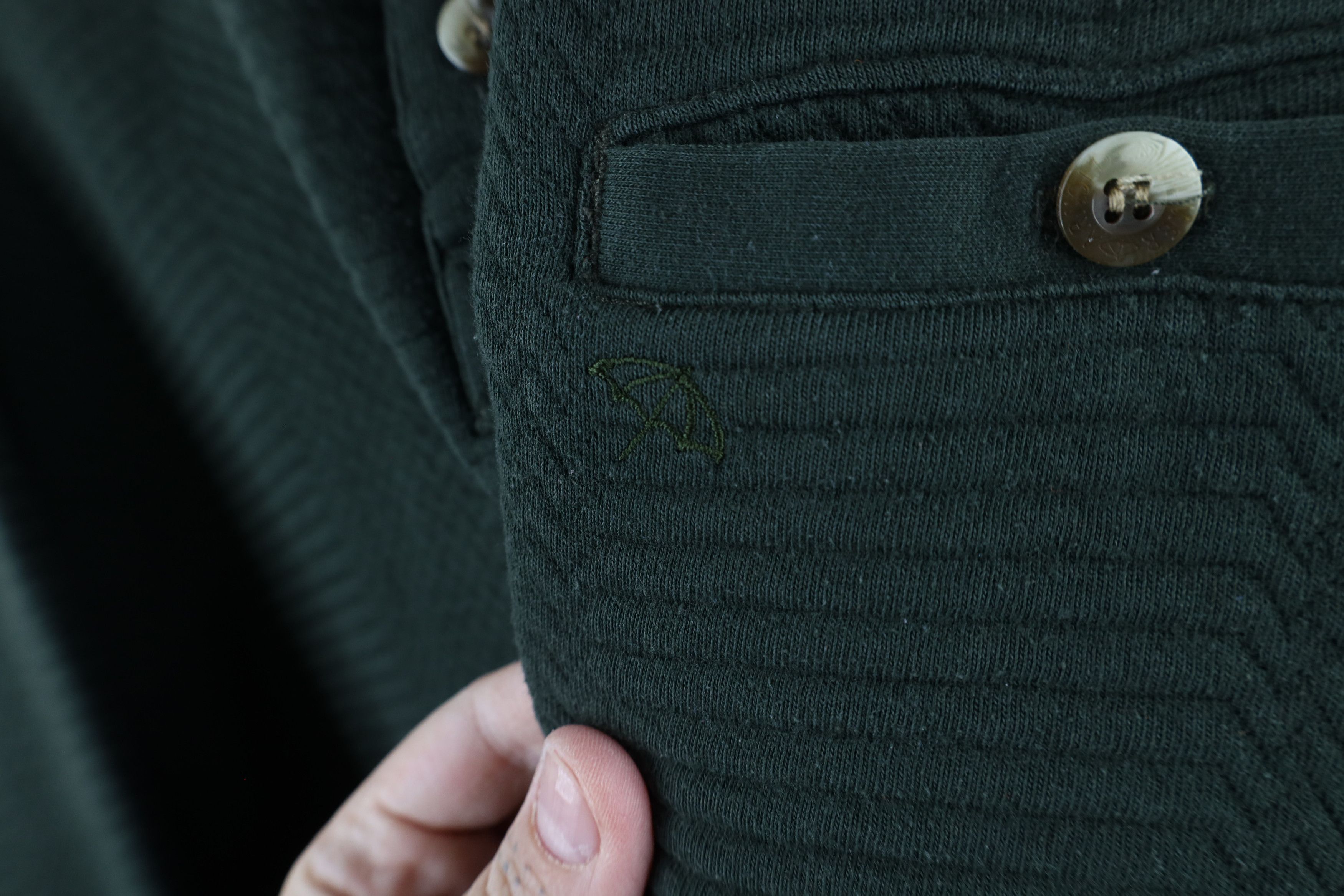 Vintage Vintage 90s Streetwear Pullover Long Sleeve Polo Green Size US L / EU 52-54 / 3 - 4 Thumbnail