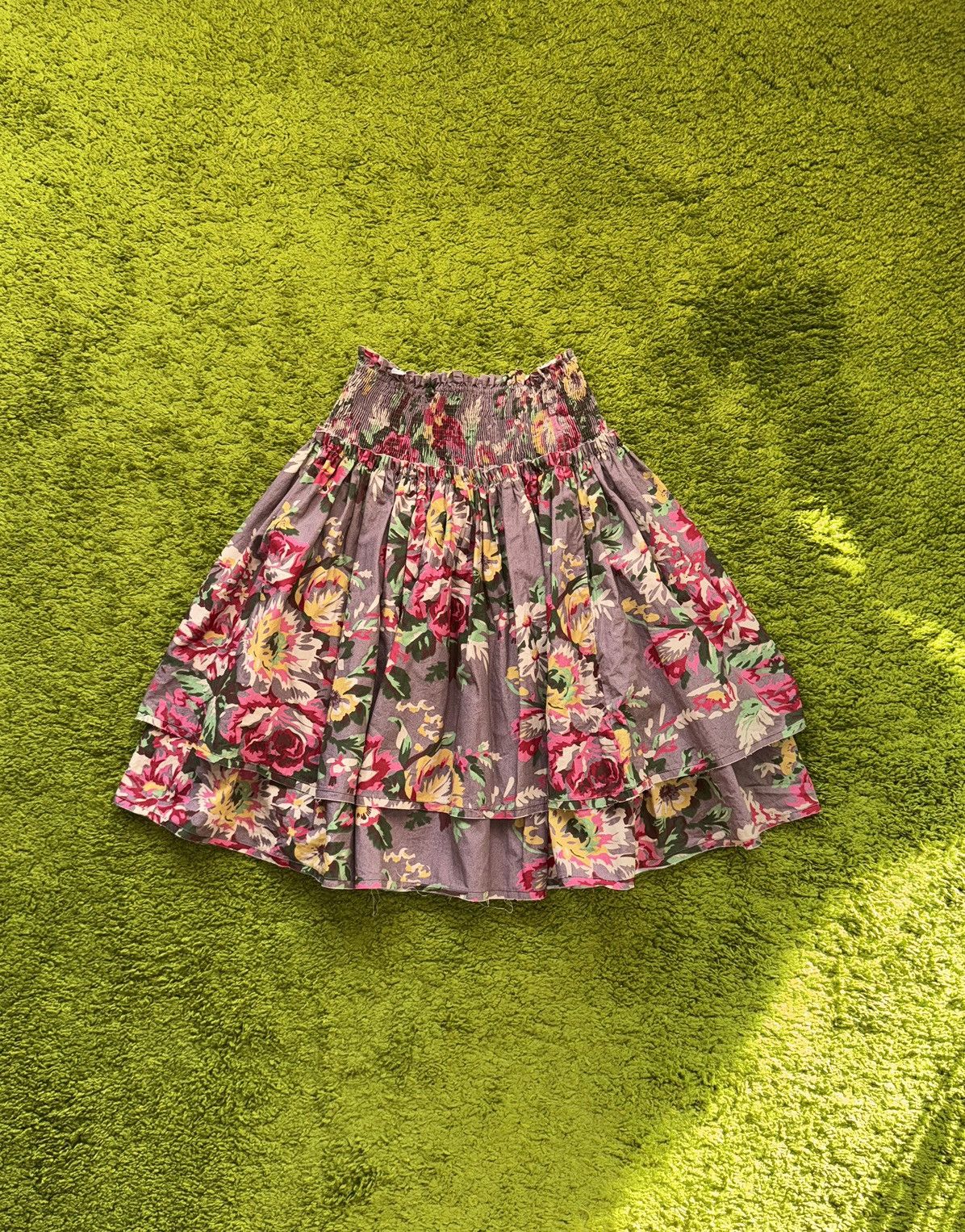 Hysteric Glamour Ewa I Walla S/S 2020 floral pattern poplin skirt Size 28" / US 6 / IT 42 - 3 Thumbnail