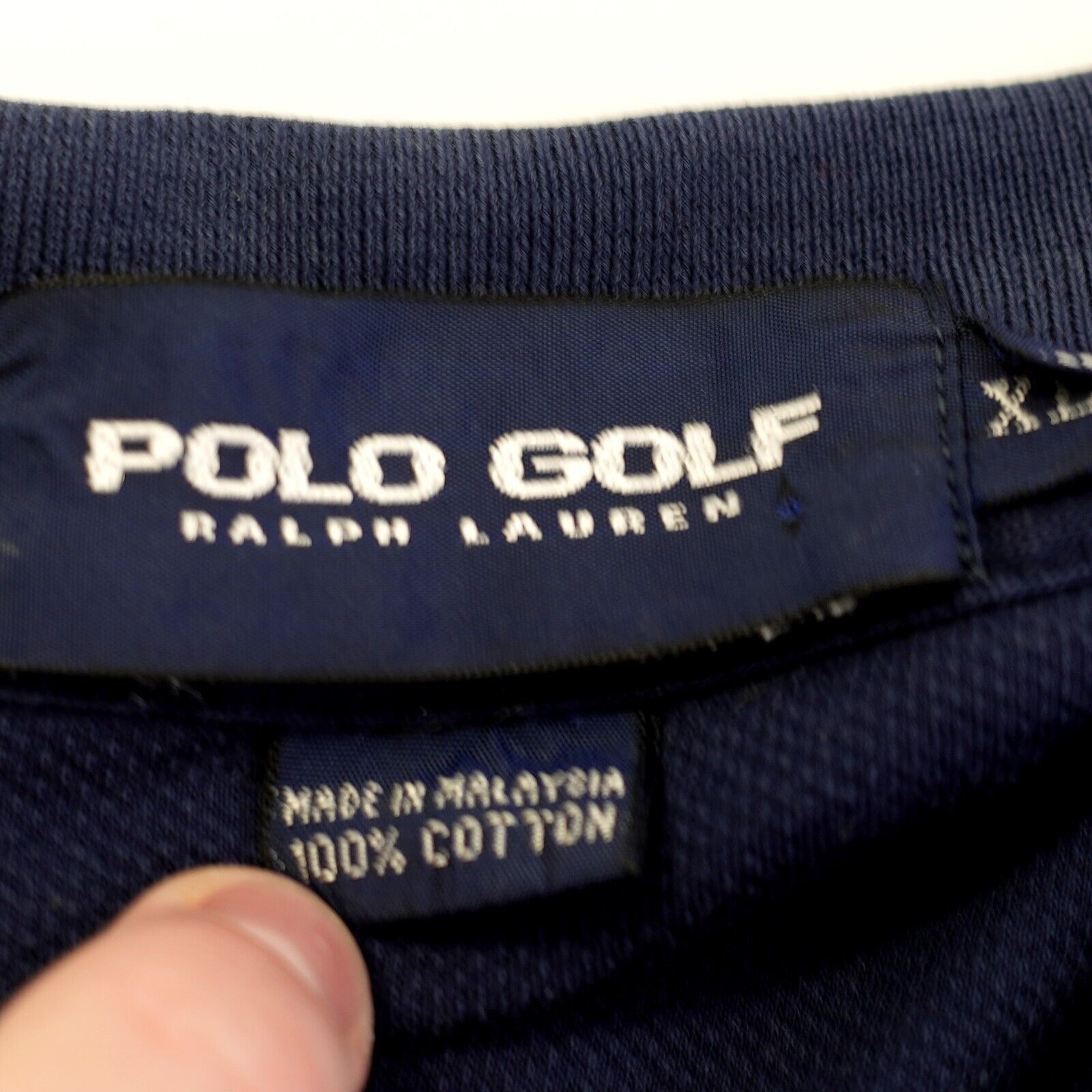 Ralph Lauren Polo Golf Ralph Lauren Blue Solid XL Cotton Polo Collared Sh Size US XL / EU 56 / 4 - 12 Thumbnail
