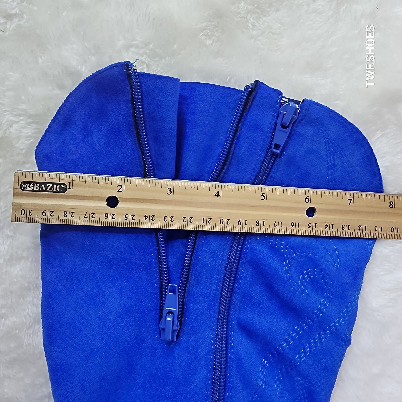 Other Wild Ryder Bright Deep Blue Faux Suede Country Western Cowgi Size US 8.5 / IT 38.5 - 8 Thumbnail